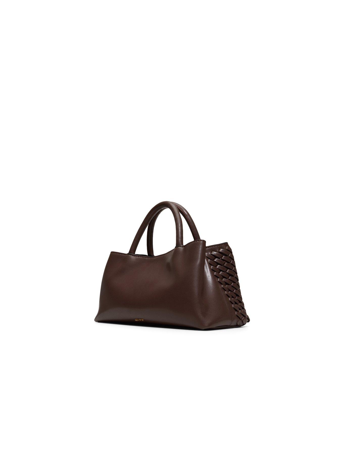 Image 4 of 4 of Aldo Woven Top Handle Shoulder Bag - Brown