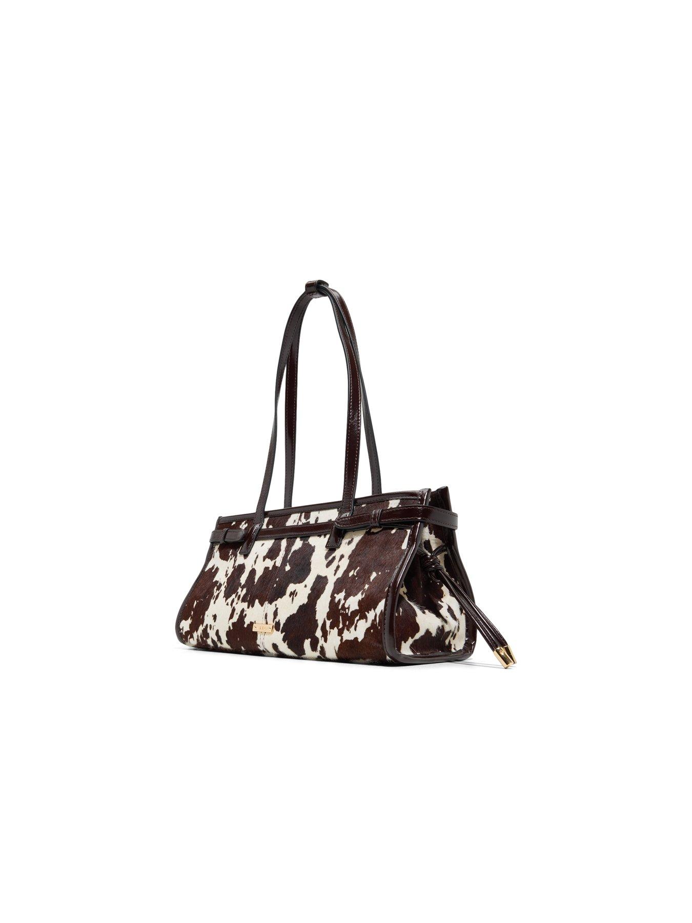 Image 4 of 4 of Aldo Cow Print Shoulder Bag with Long Handles - Multi
