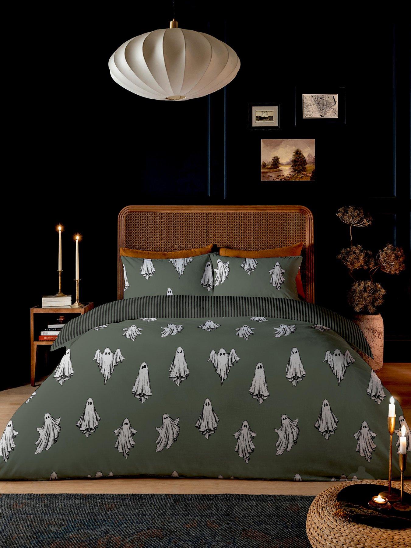Copenhagen Home Spectre Moss Green Duvet Set Single