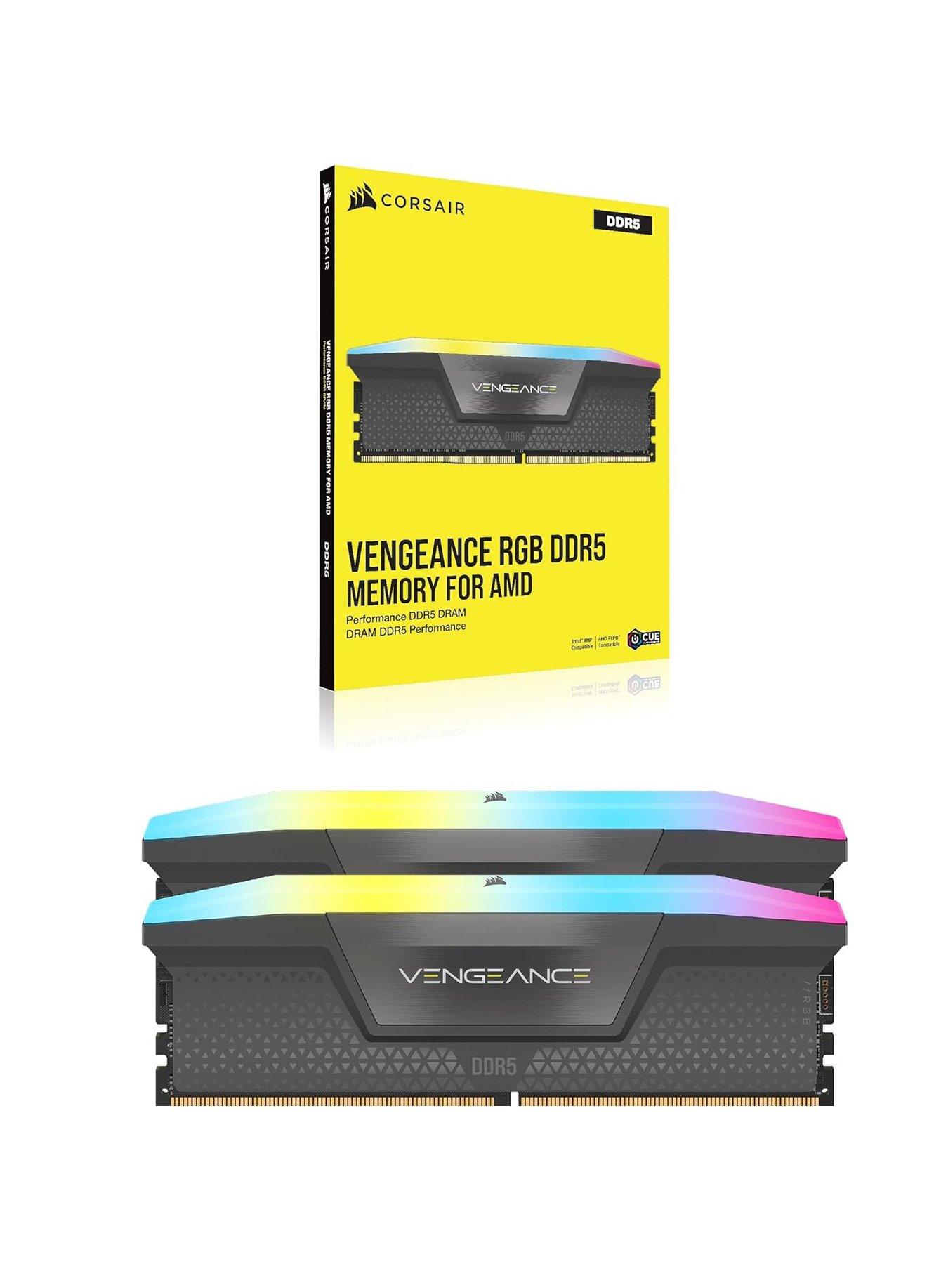 Image 6 of 6 of CORSAIR 64GB Dual Channel Vengeance RGB DDR5 5600MT/s CL36 Memory Kit - Grey