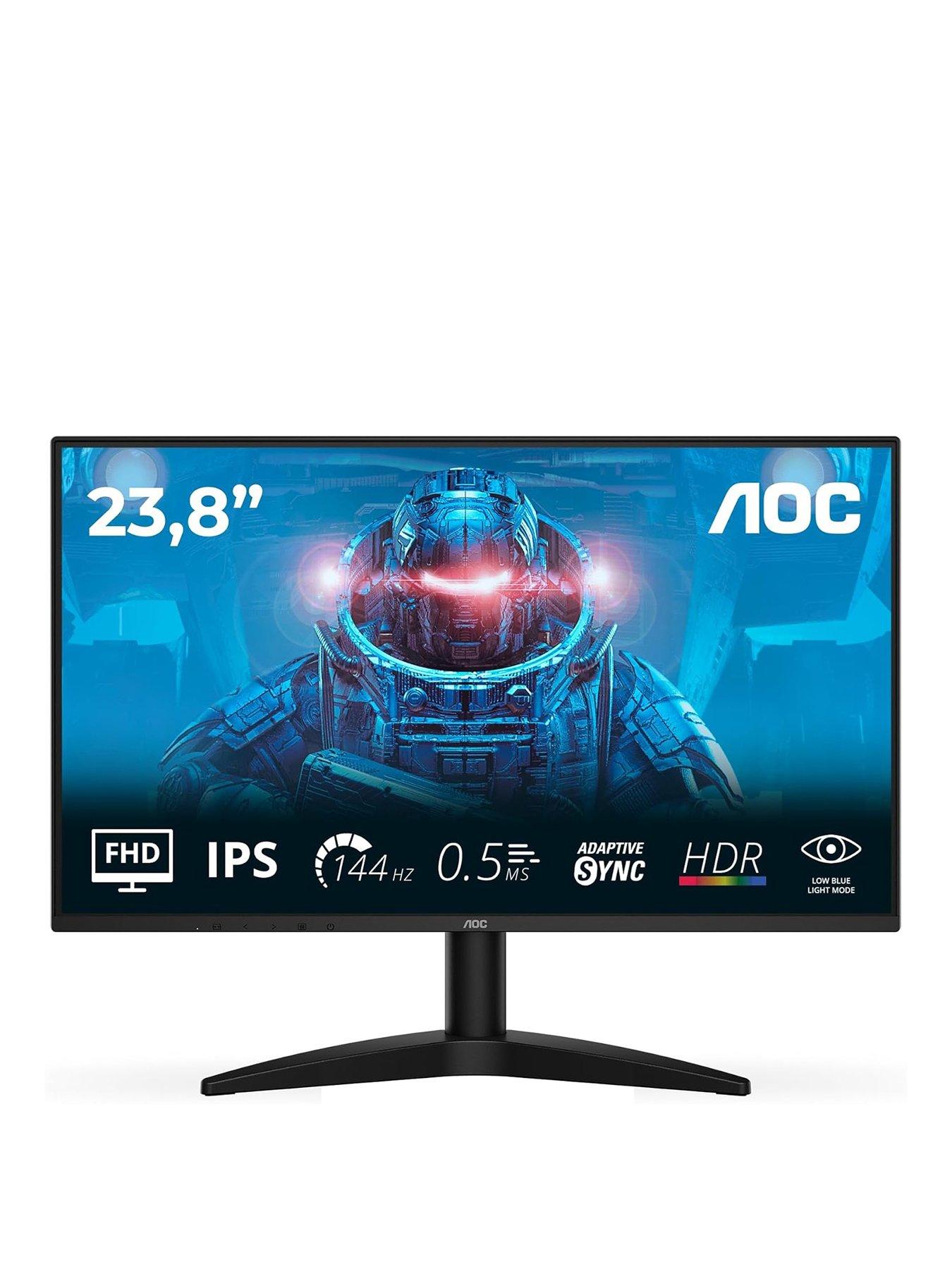 AOC 24B36X Gaming Monitor - 23.8in, FHD, IPS, 144Hz, Black