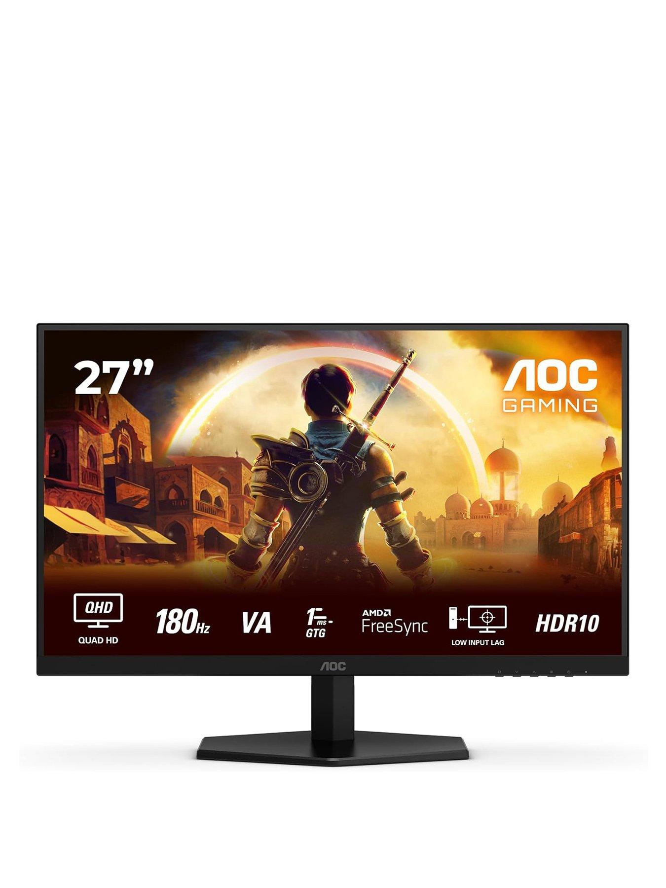 AOC Q27G42ZE Widescreen Gaming Monitor - 27in, QHD, IPS, 240Hz, Black
