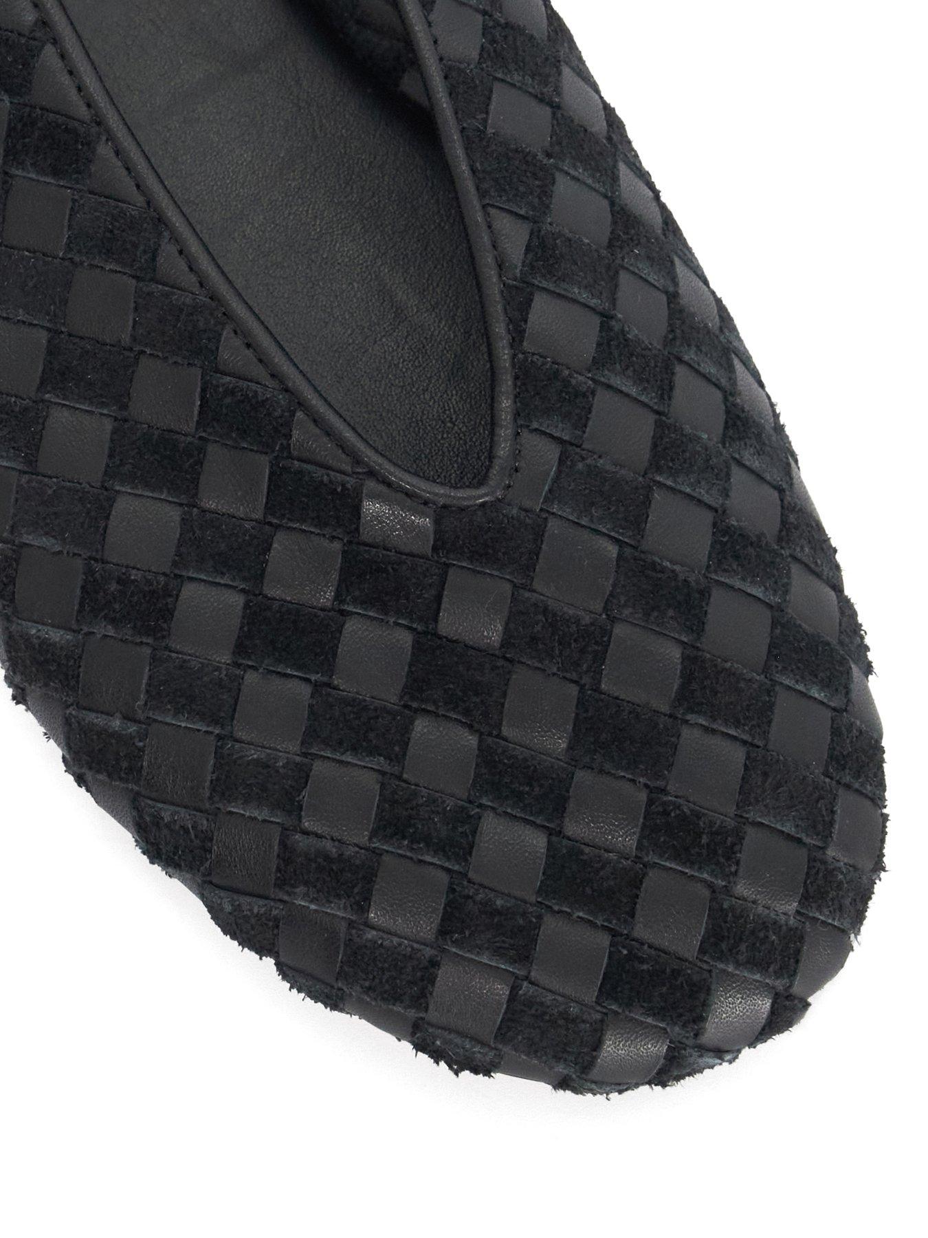 Image 5 of 5 of Dune London Homely Woven Ballet Flats - Black