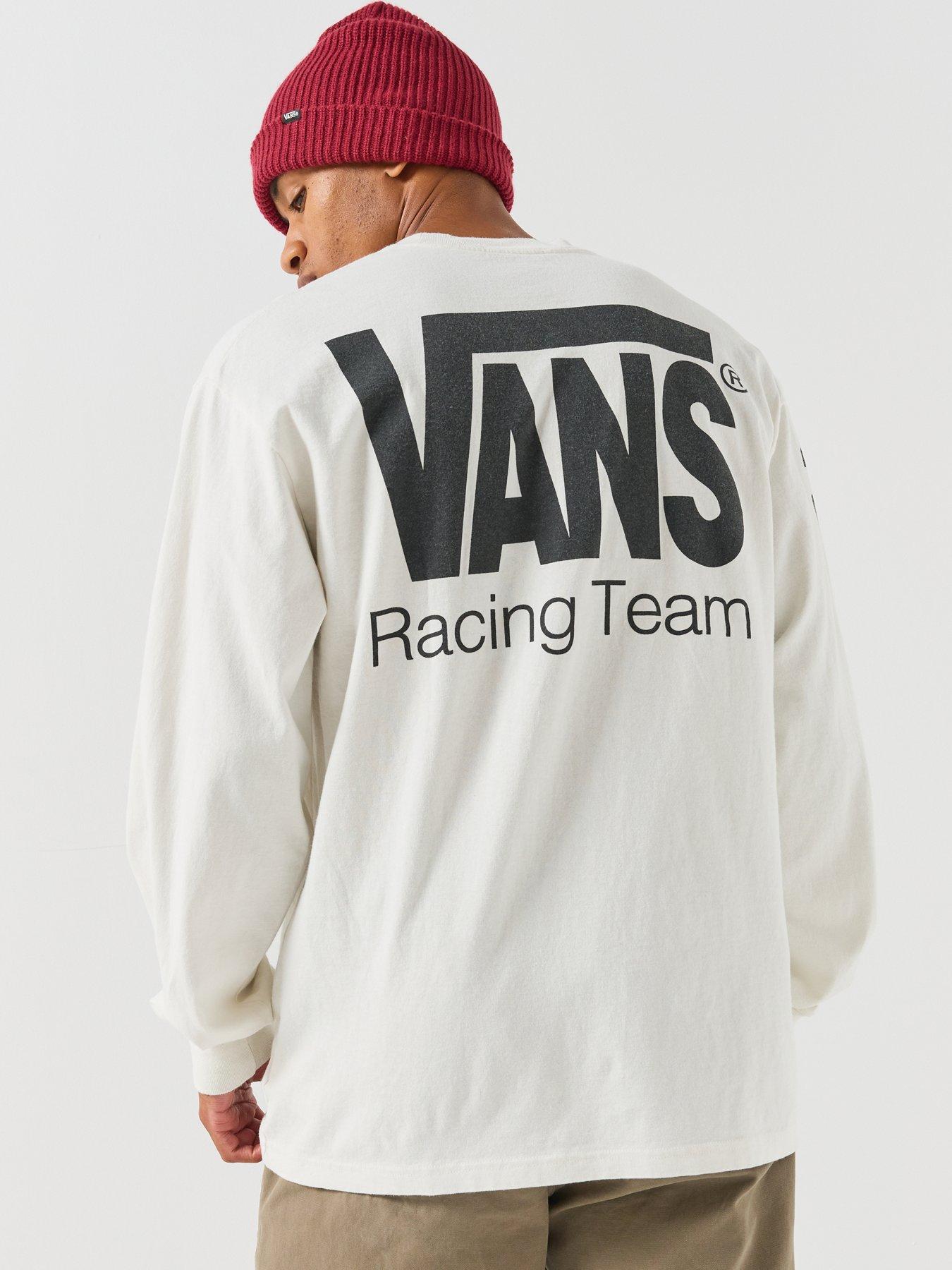 Image 2 of 6 of Vans Mens&nbsp;Racing Long Sleeve Tee - White