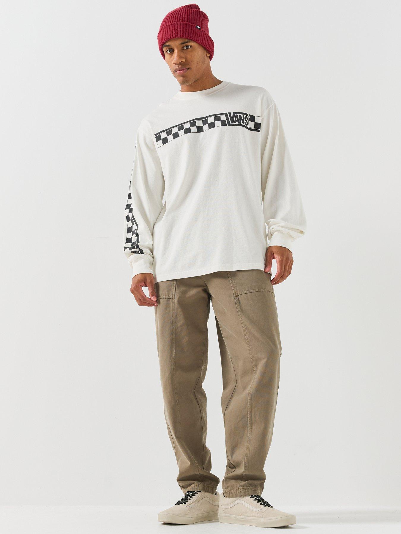Image 3 of 6 of Vans Mens&nbsp;Racing Long Sleeve Tee - White