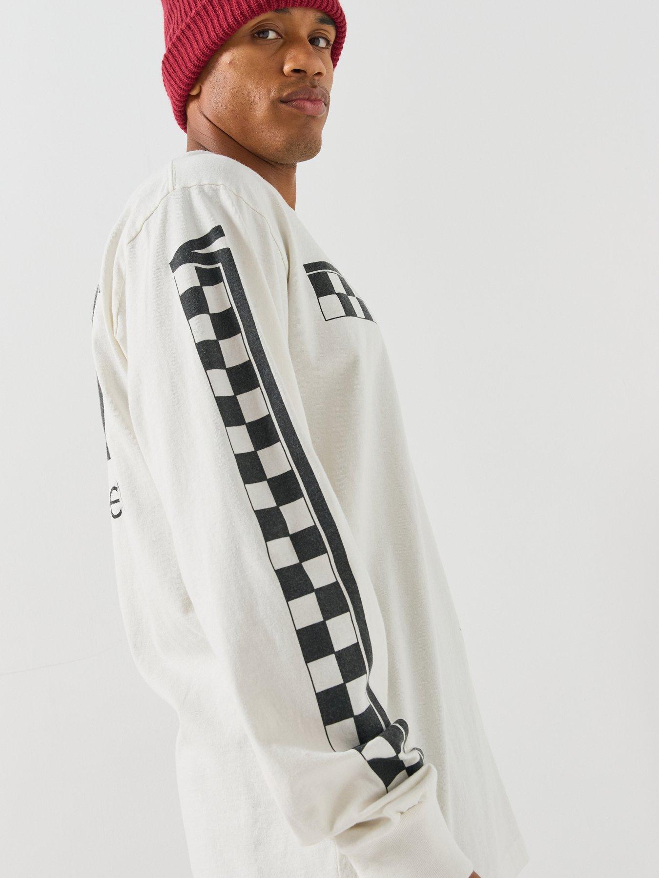 Image 6 of 6 of Vans Mens&nbsp;Racing Long Sleeve Tee - White