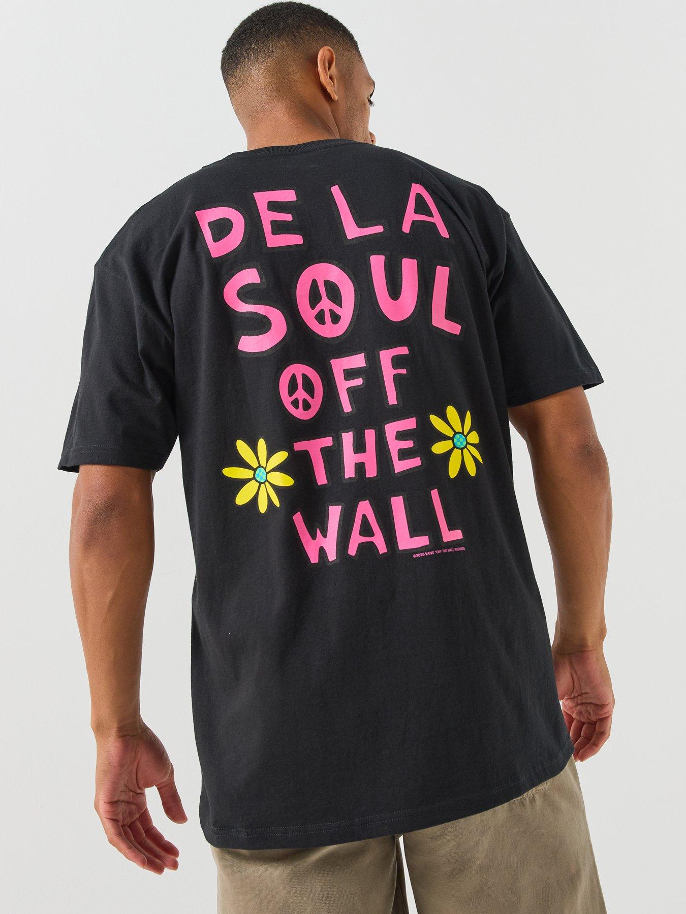 Image 1 of 5 of Vans Mens De La Soul Graphic Back Print T-Shirt - Black