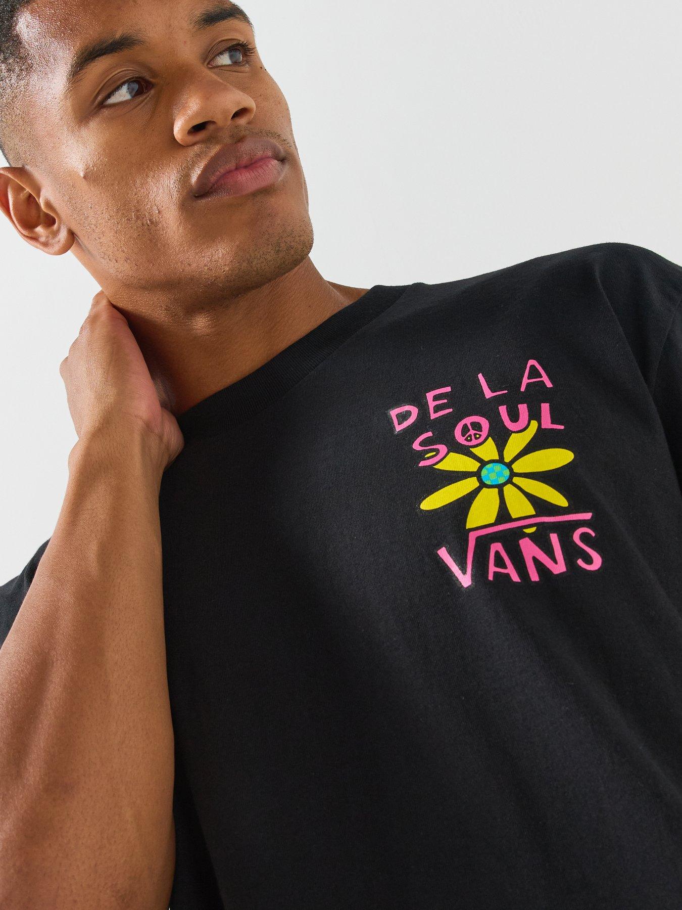 Image 4 of 5 of Vans Mens De La Soul Graphic Back Print T-Shirt - Black