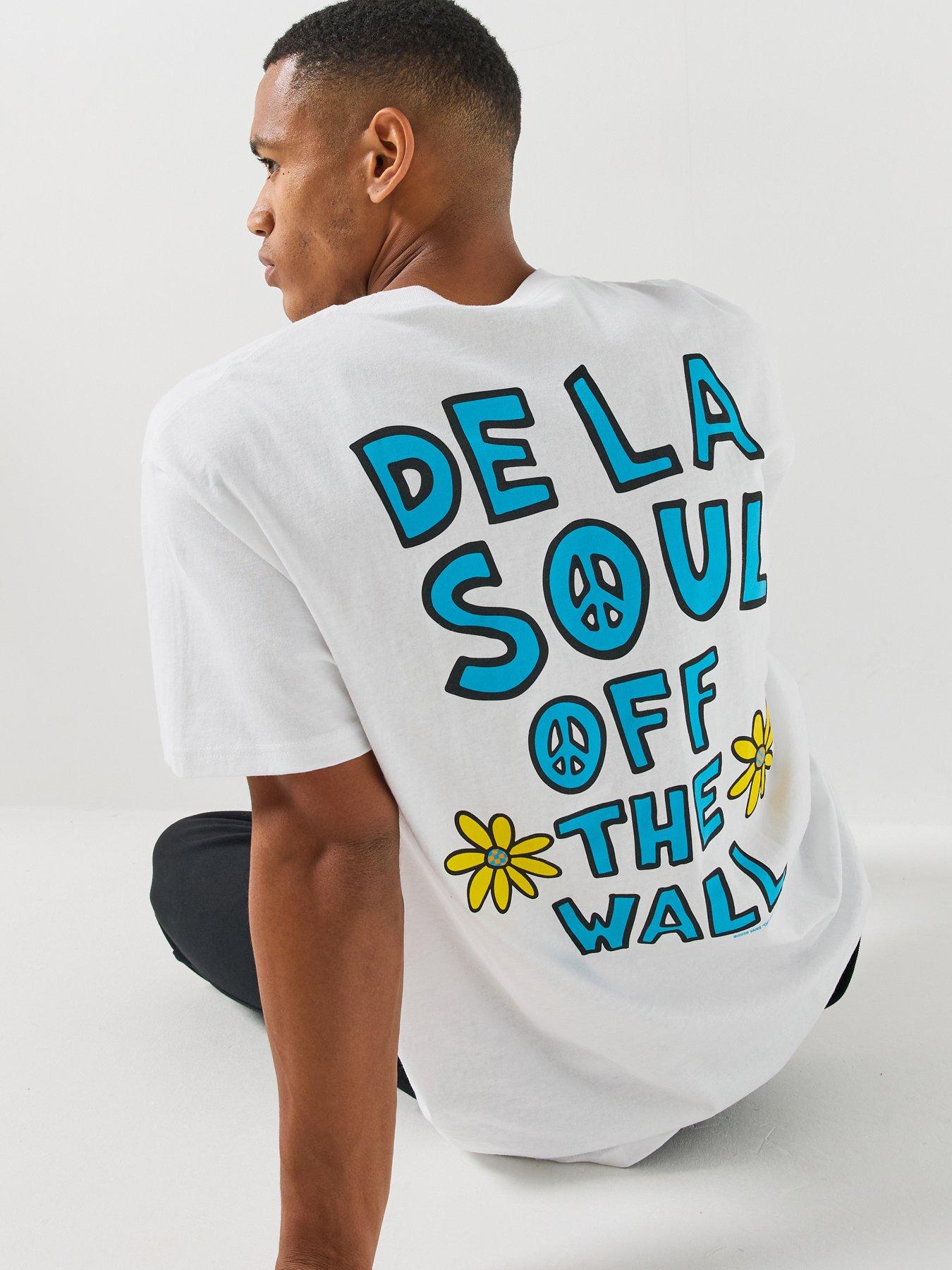 Image 1 of 5 of Vans Mens De La Soul Graphic Crew Neck T-Shirt - White