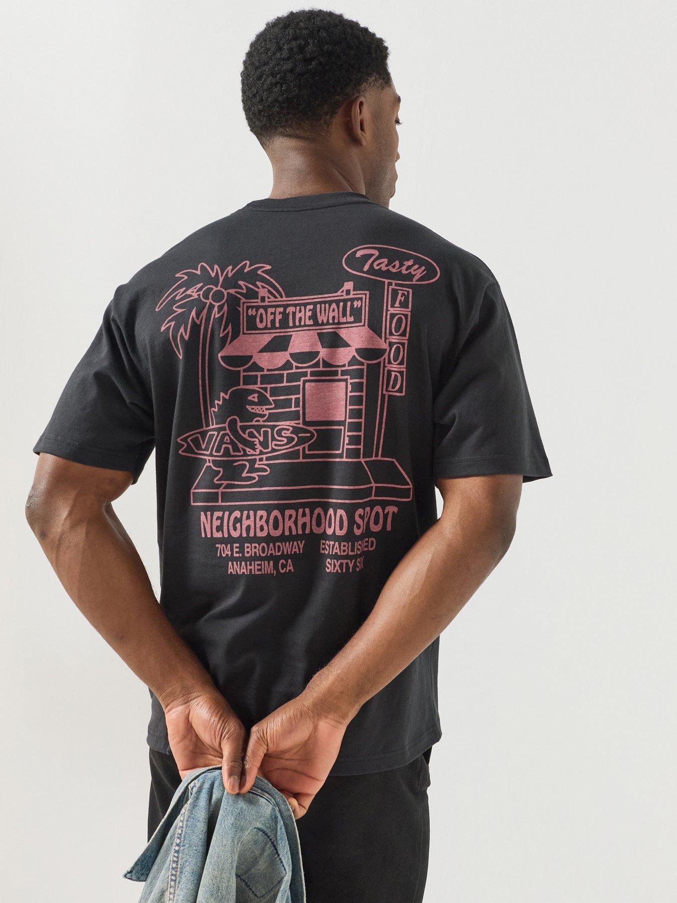 Vans Mens Food Spot T-Shirt - Black