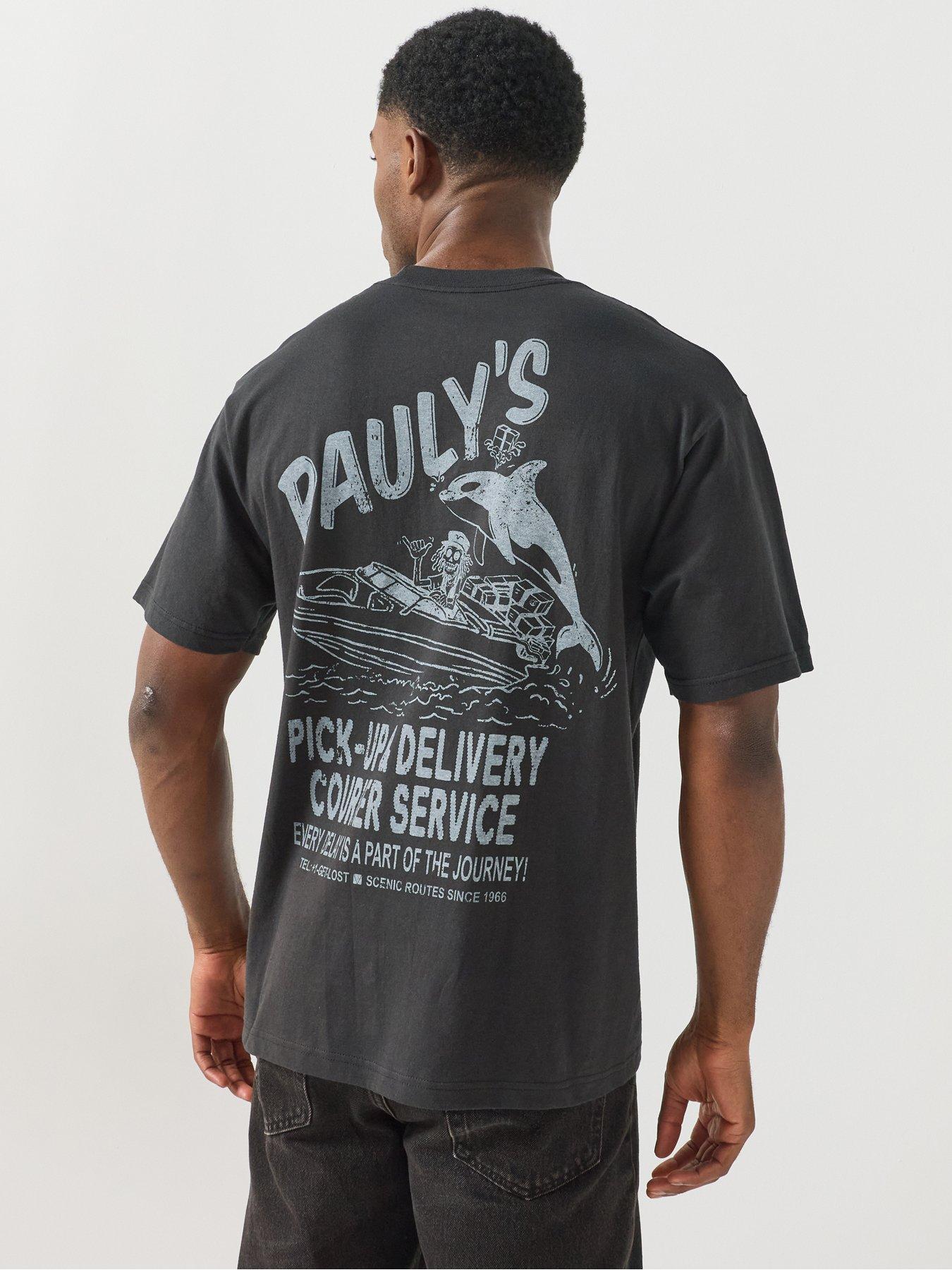 Vans Mens Pauly's Delivery T-Shirt - Black