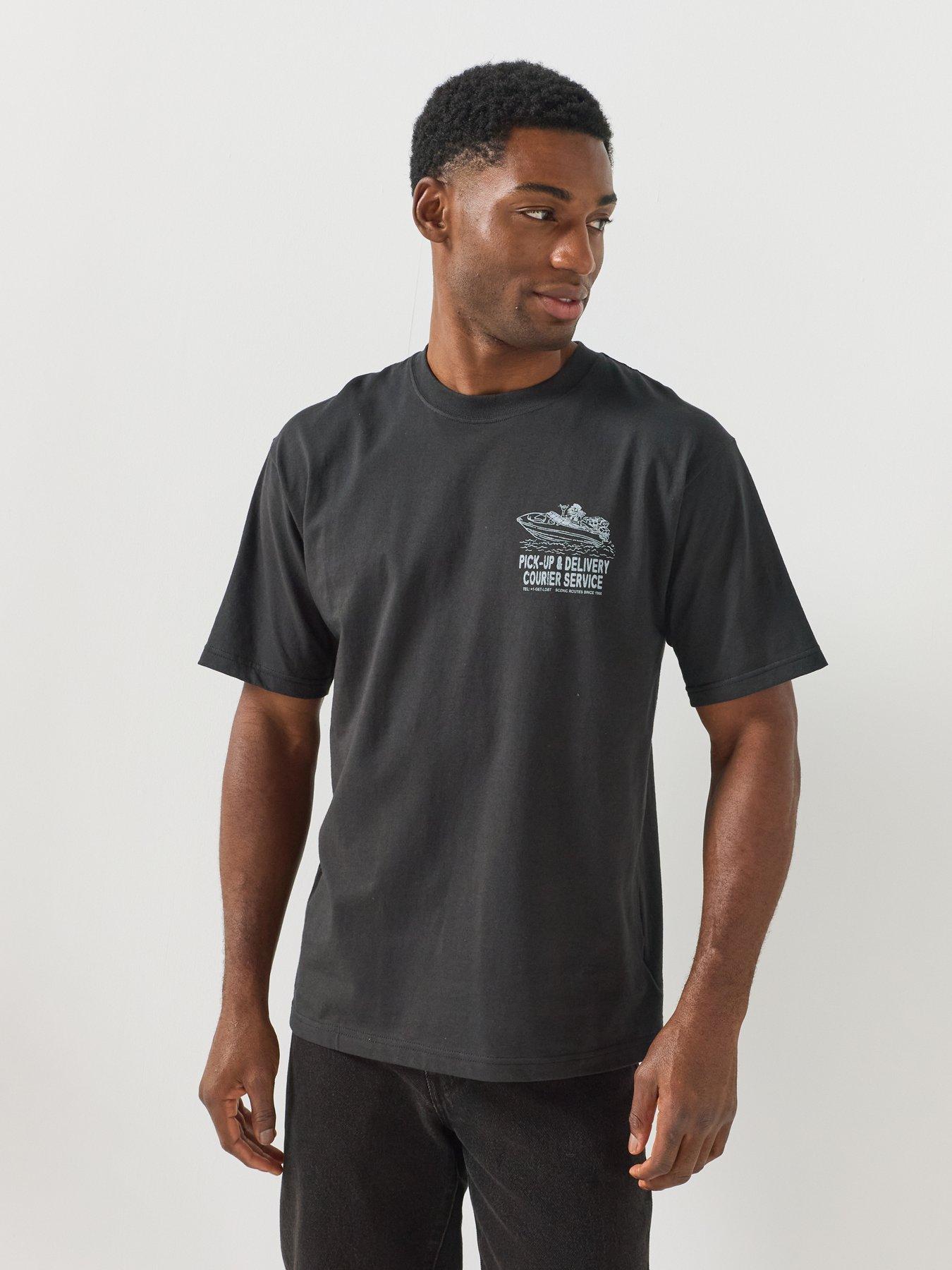 Image 4 of 6 of Vans Mens Pauly's Delivery T-Shirt - Black
