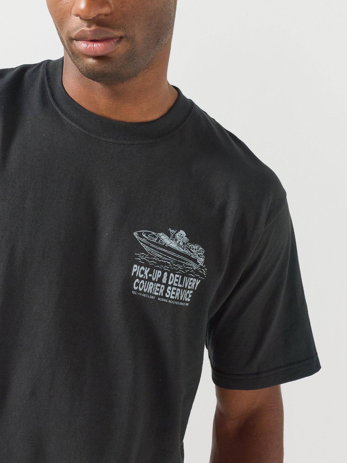 Image 6 of 6 of Vans Mens Pauly's Delivery T-Shirt - Black