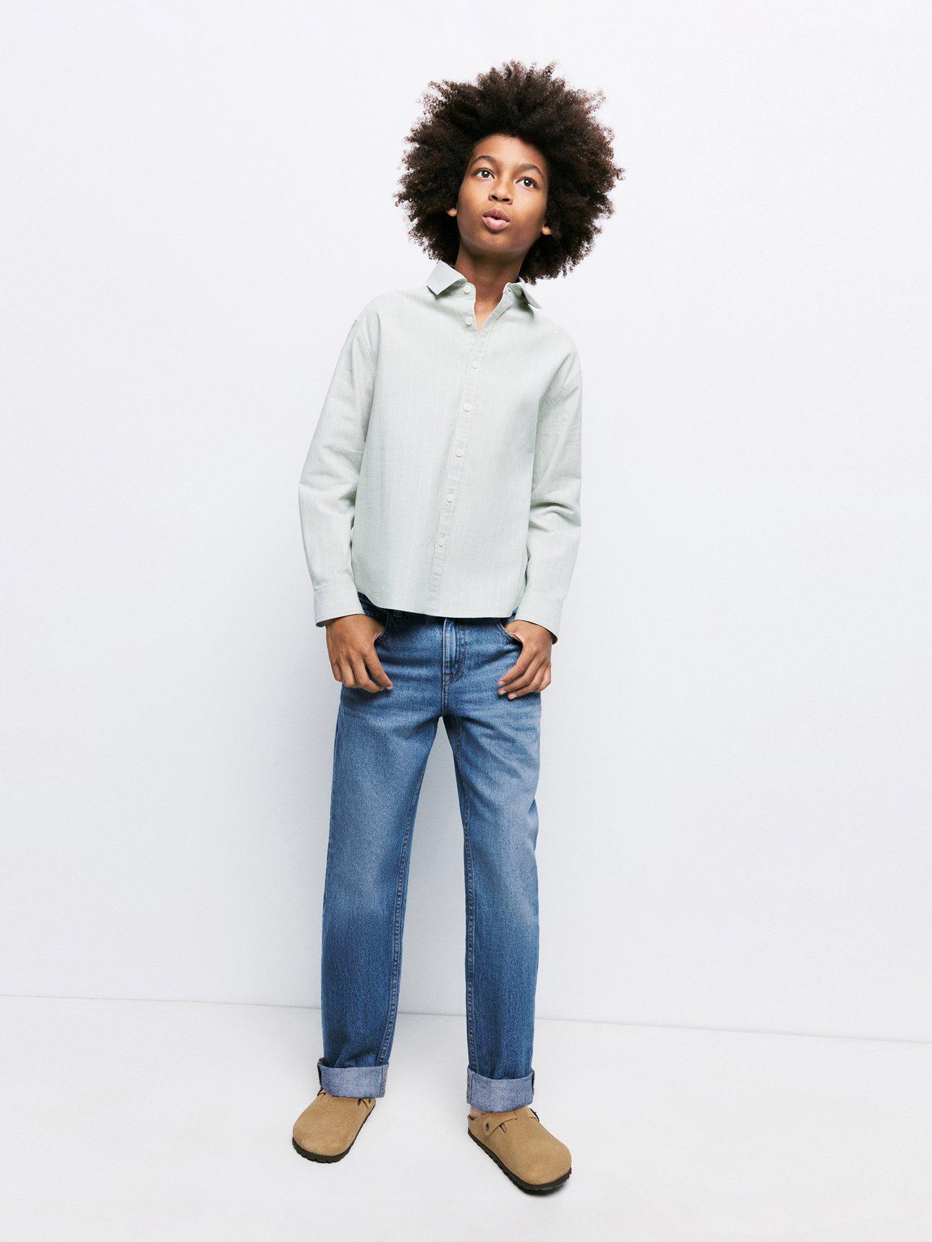 Mango Boys Regular Fit Jeans - Blue