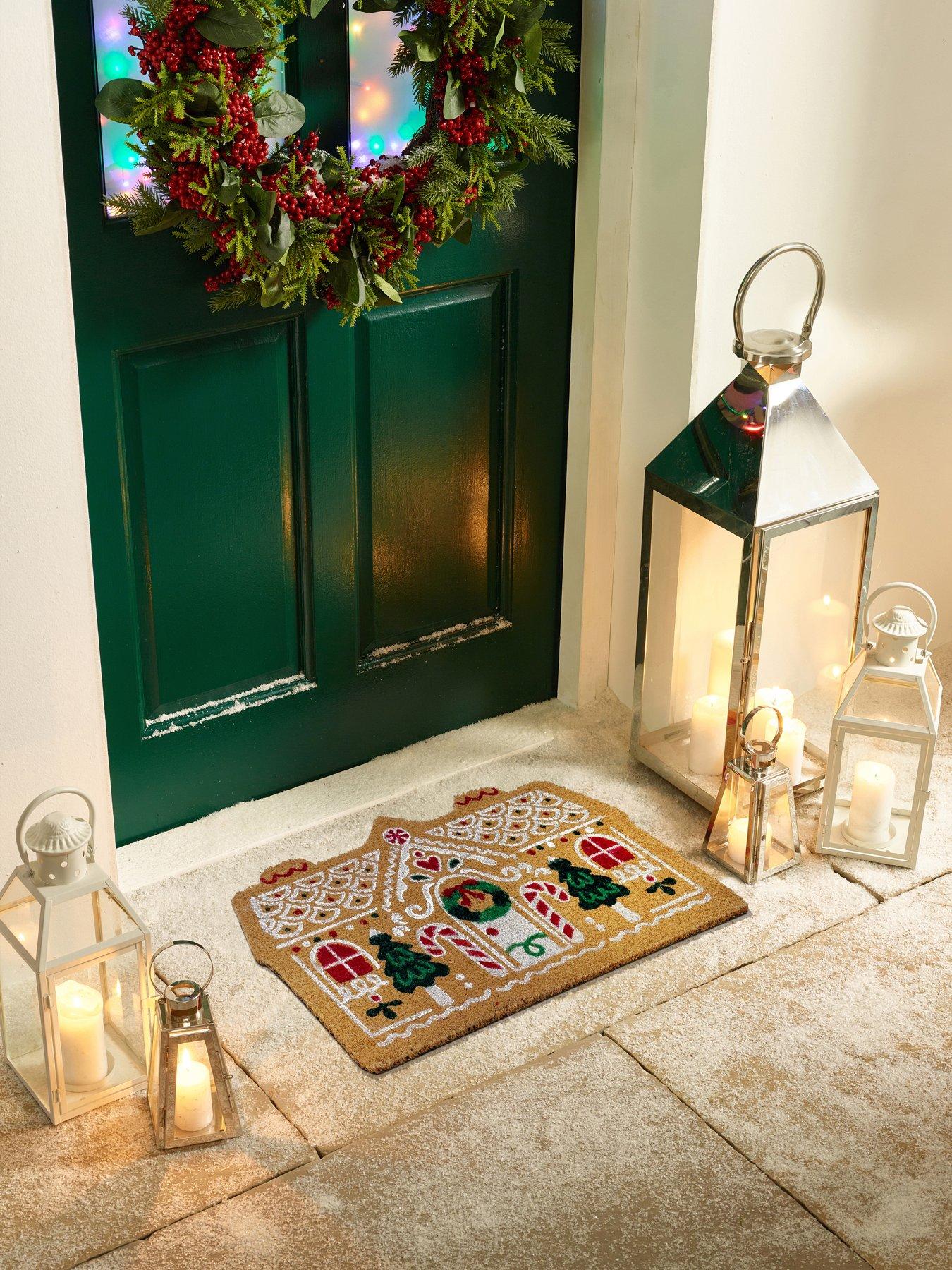 The Very Collection Gingerbread Cottage Doormat 45x75cm