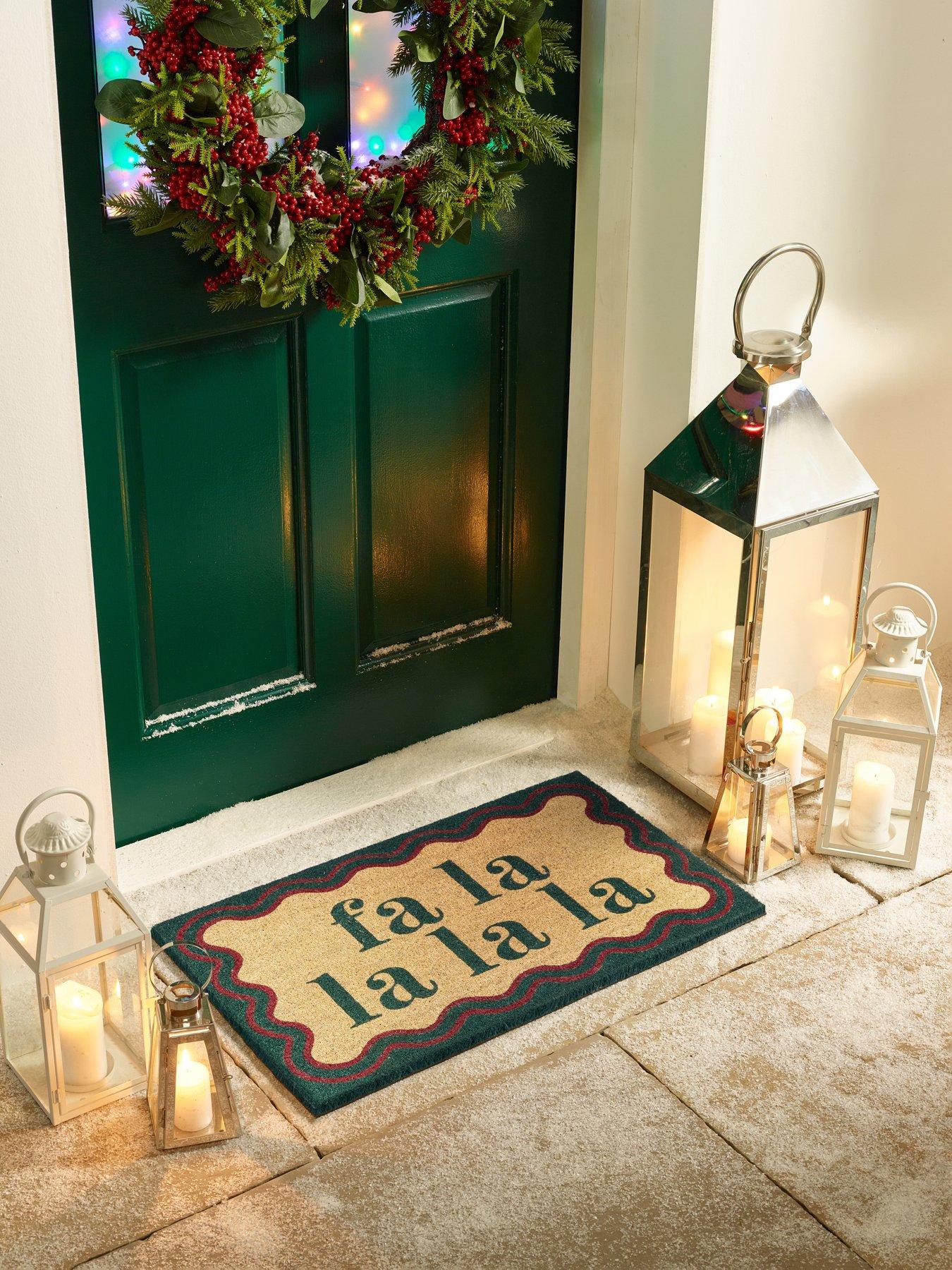 The Very Collection Fa La La La La Coir Doormat 45x75
