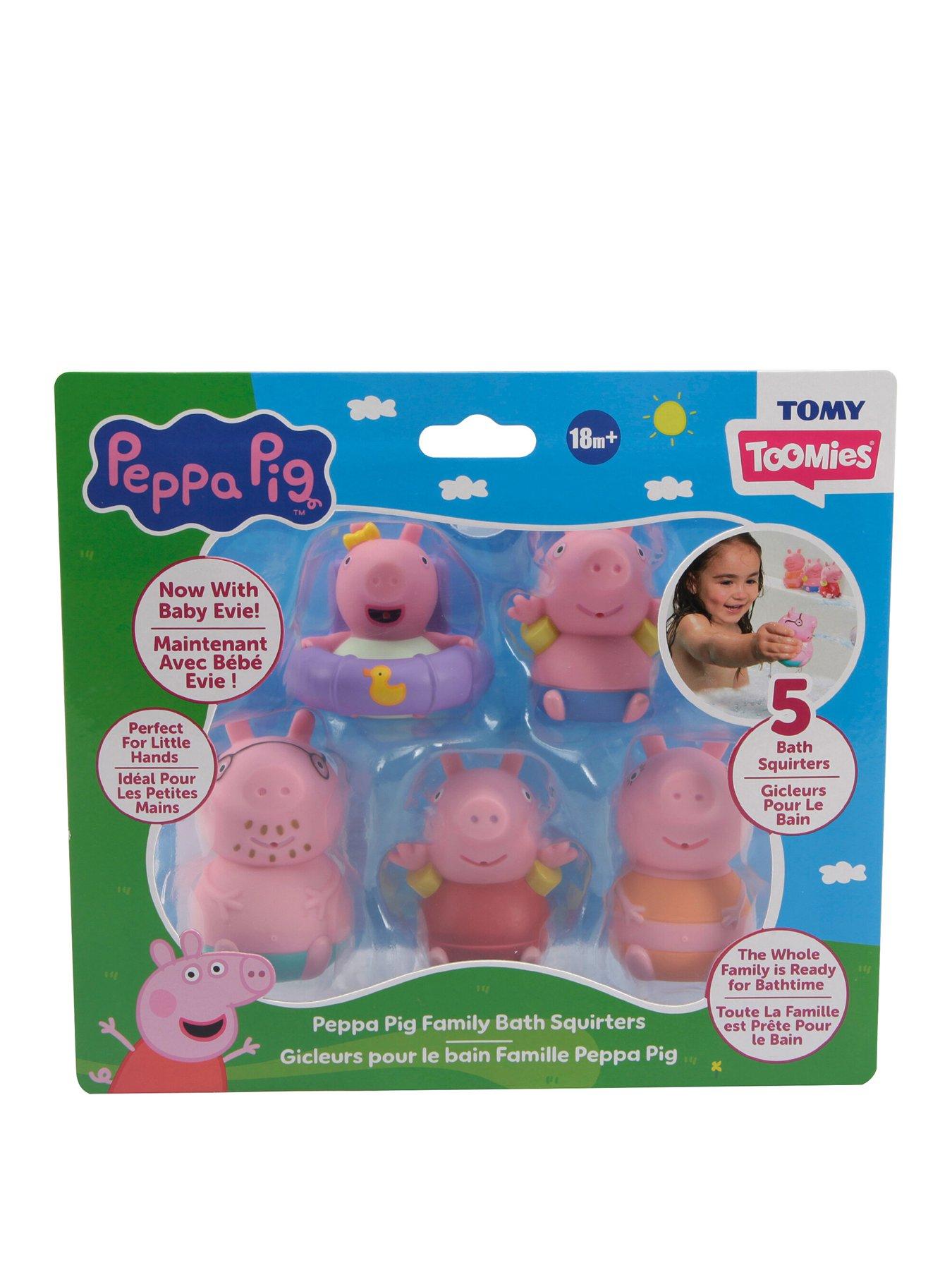 Image 1 of 6 of Peppa Pig Peppa &amp; Family 5 Bath Squirters Bath Toy