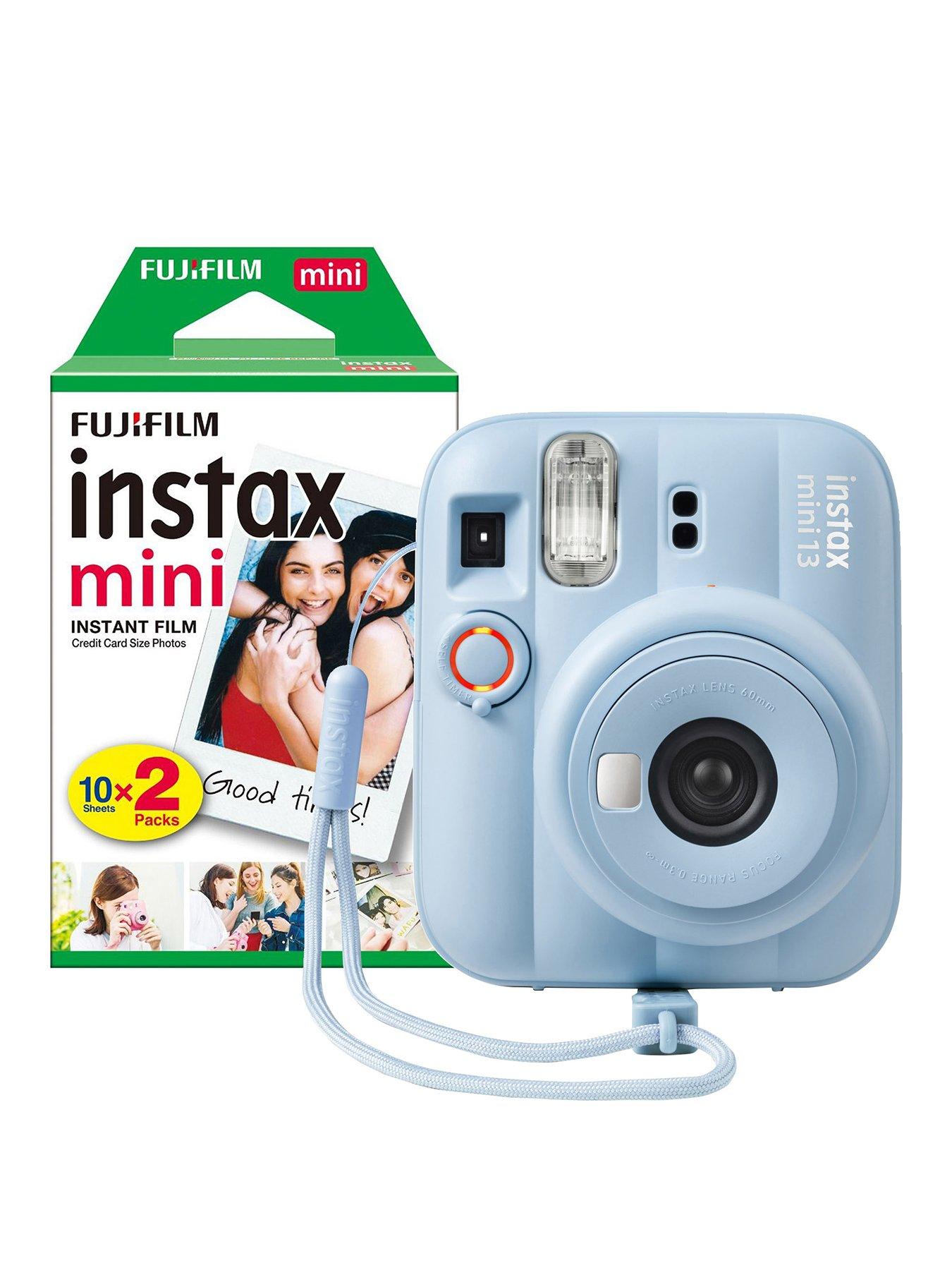 Fujifilm Instax Mini 13 Camera inc 20 Shot Film Pack- Frost Blue