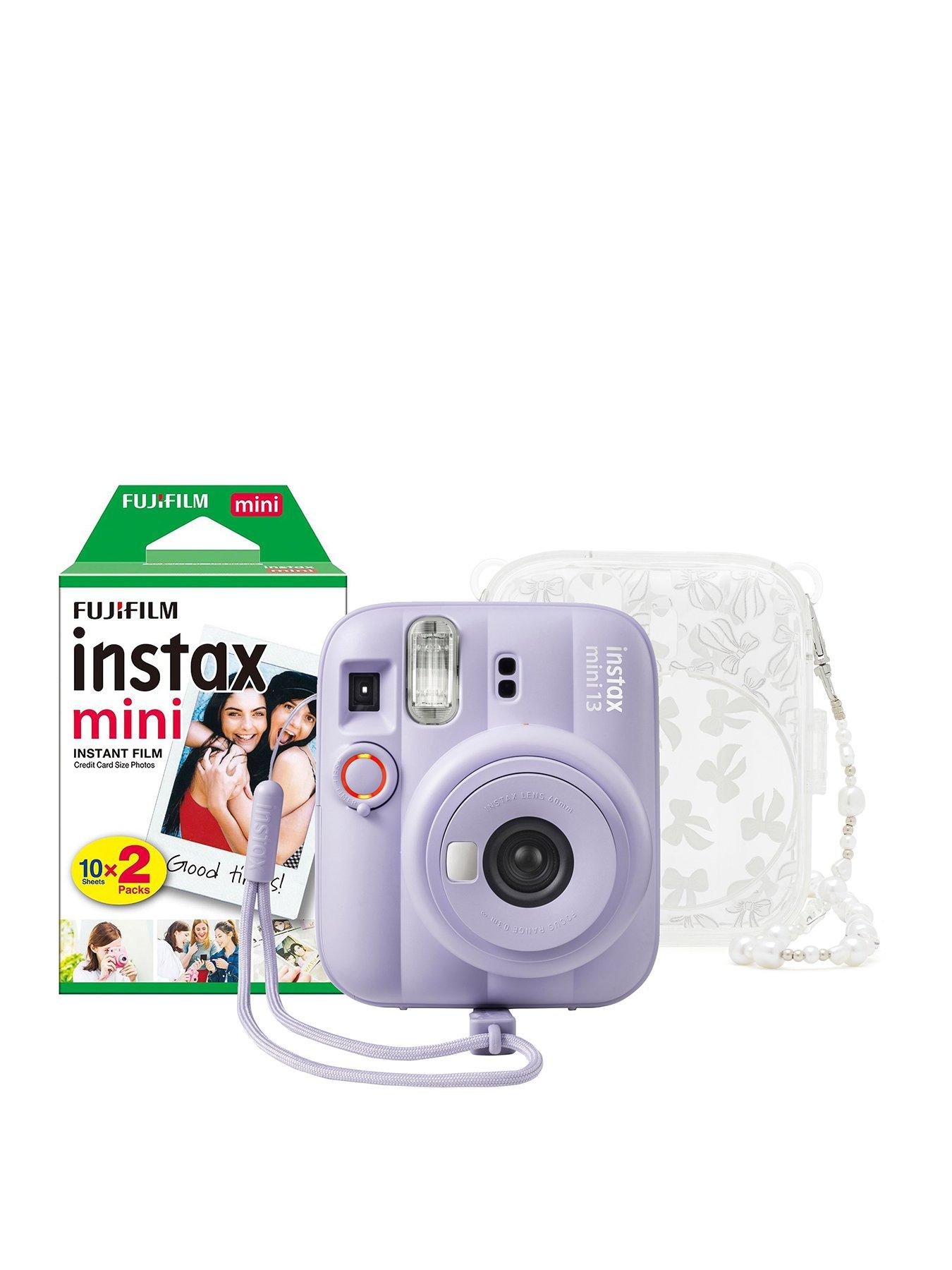 Fujifilm Instax Mini 13 Camera inc Skinny Dip Case & 20 Shot Film - Dreamy Purple