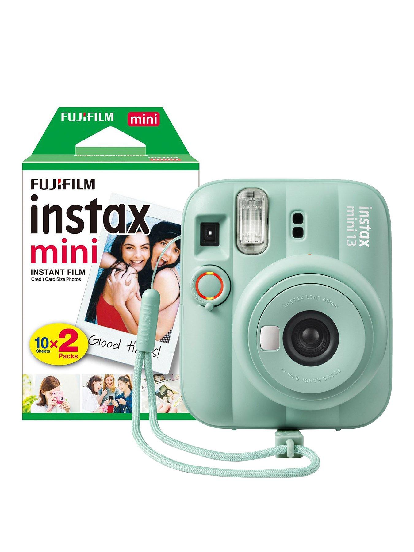 Fujifilm Instax Mini 13 Camera inc 20 Shot Film Pack- Lagoon Green