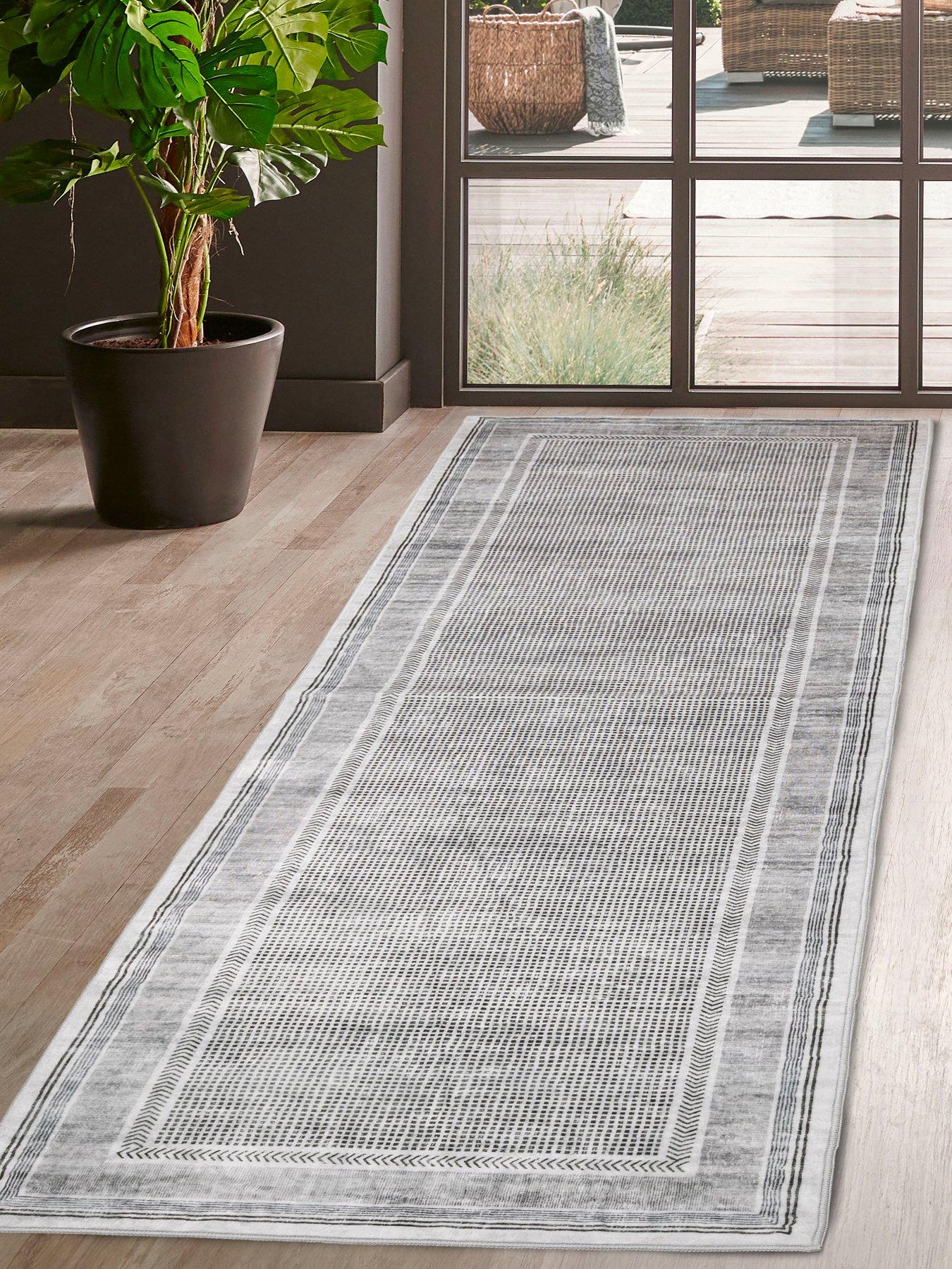 The Very Collection Roma Border Washable Runner 67x230cm
