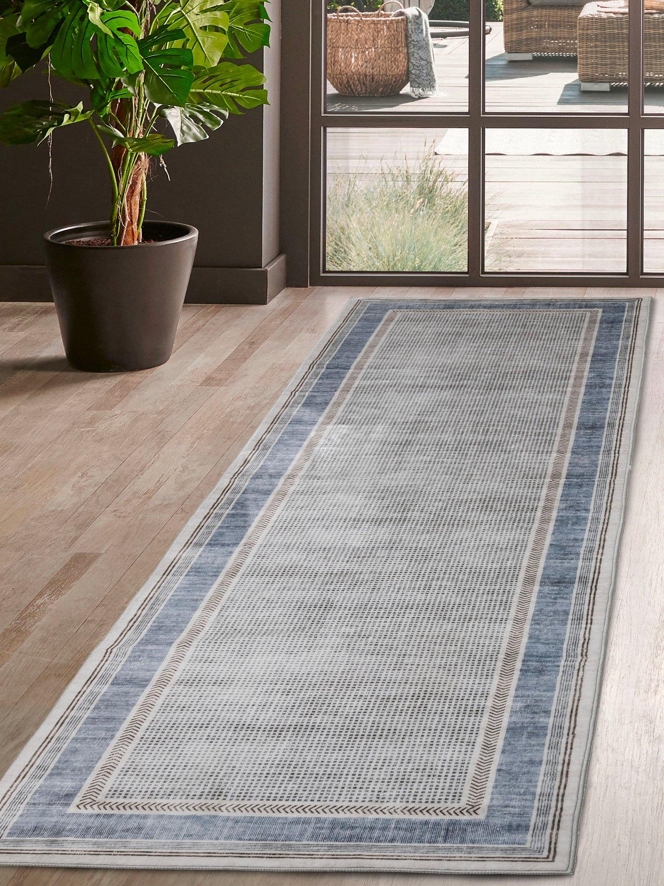 The Very Collection Roma Border Washable Runner 67x230cm