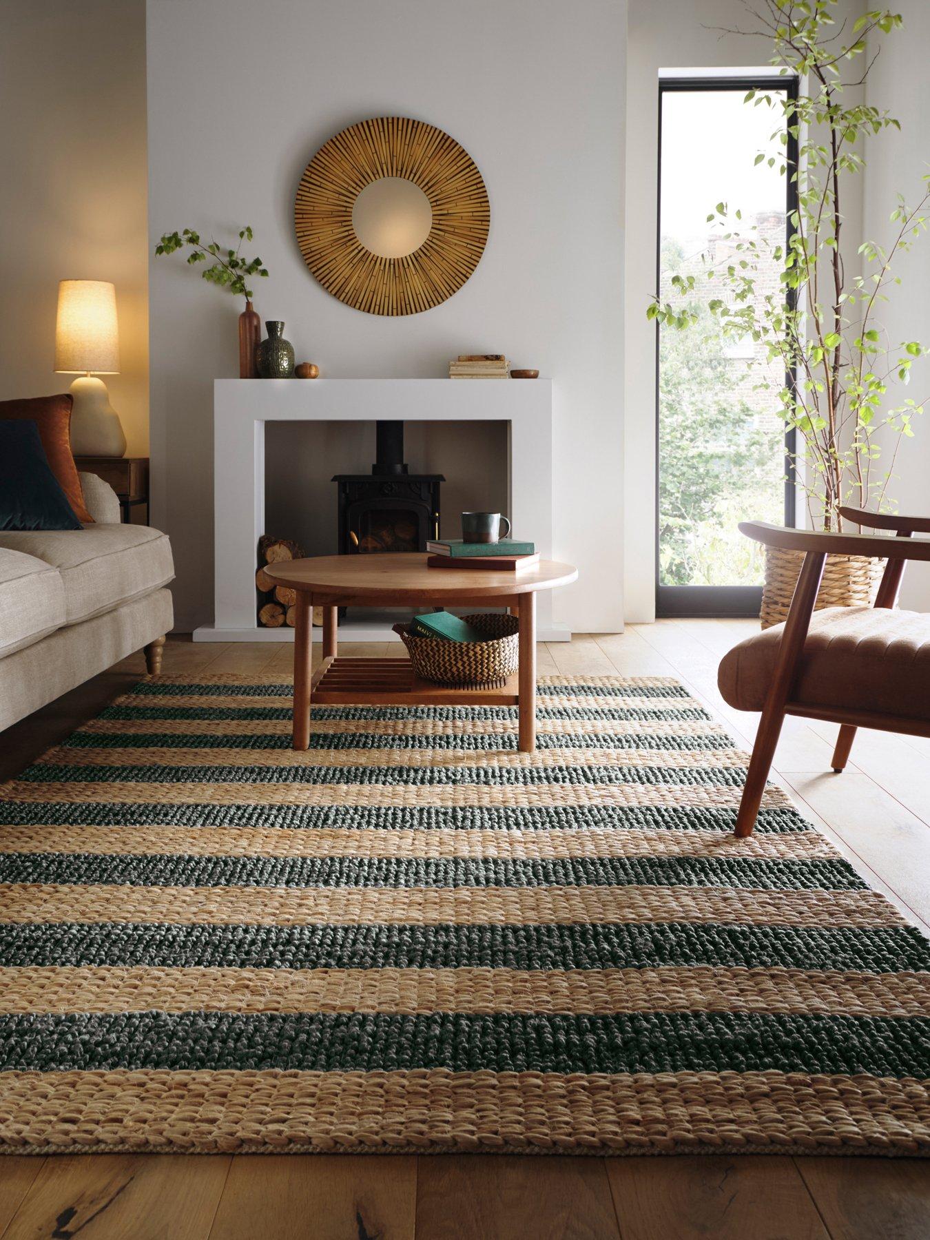 The Very Collection Bondi Jute Stripe Rug