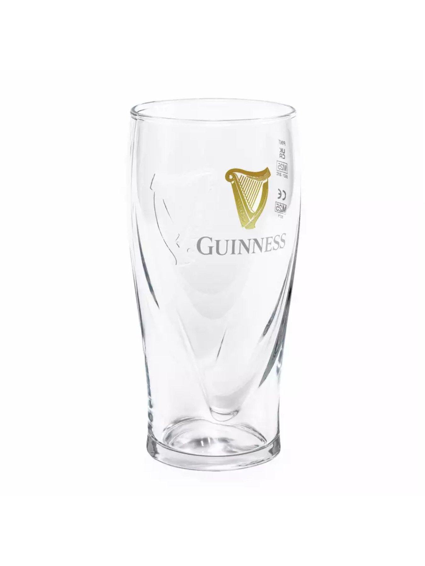 Image 2 of 2 of GUINNESS Embossed Pint Beer Glass Set - Pack of 2
