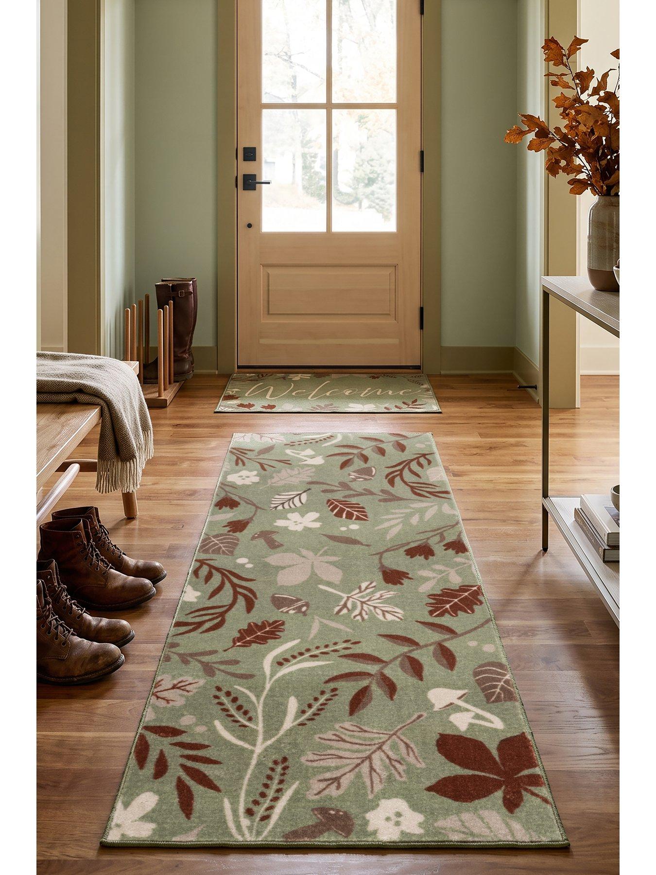 The Very Collection The Very Collection Deco Autumnal Runner And Dooor Mat Set
