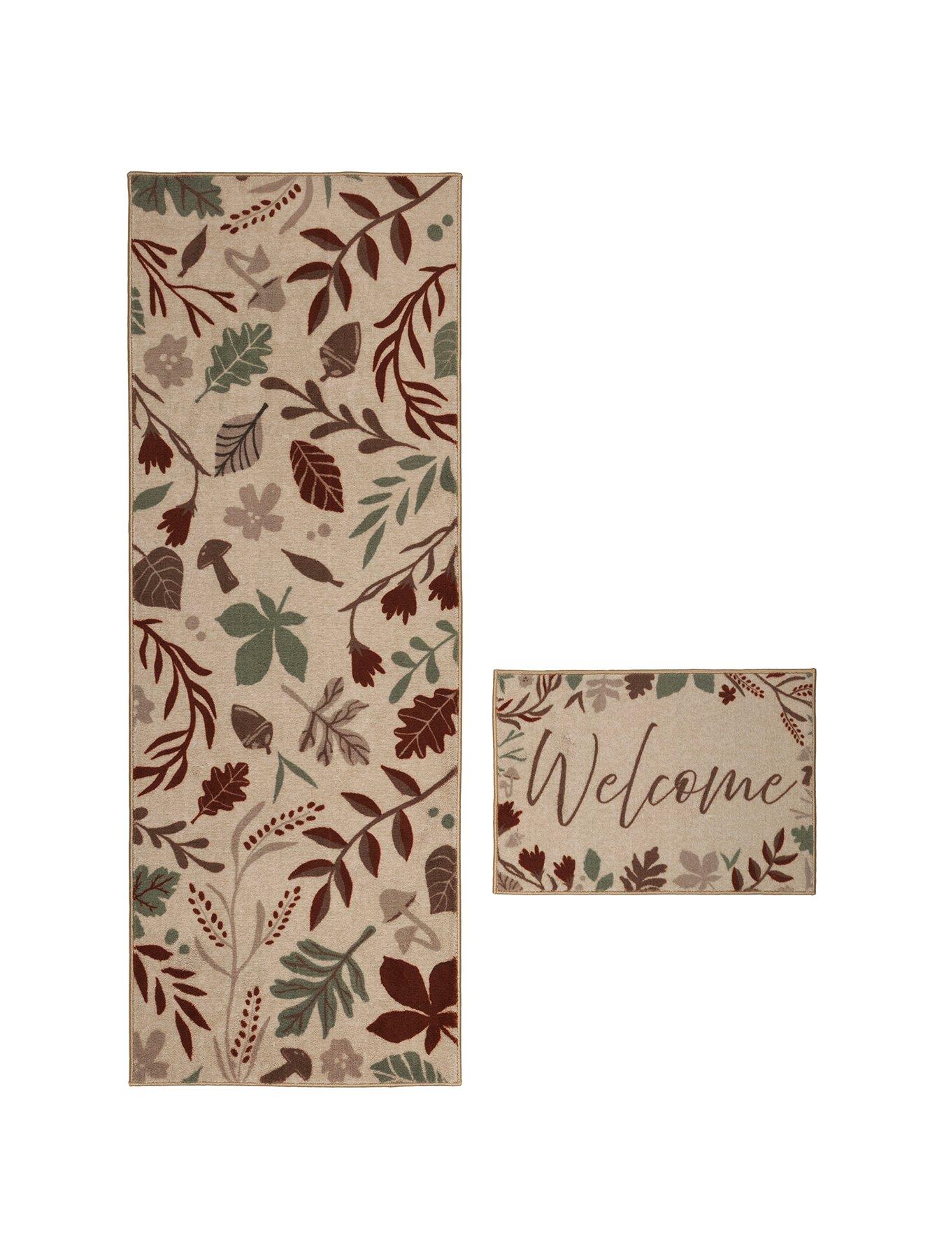 Image 2 of 4 of The Very Collection Deco Autumnal Runner And Dooor Mat Set&nbsp;