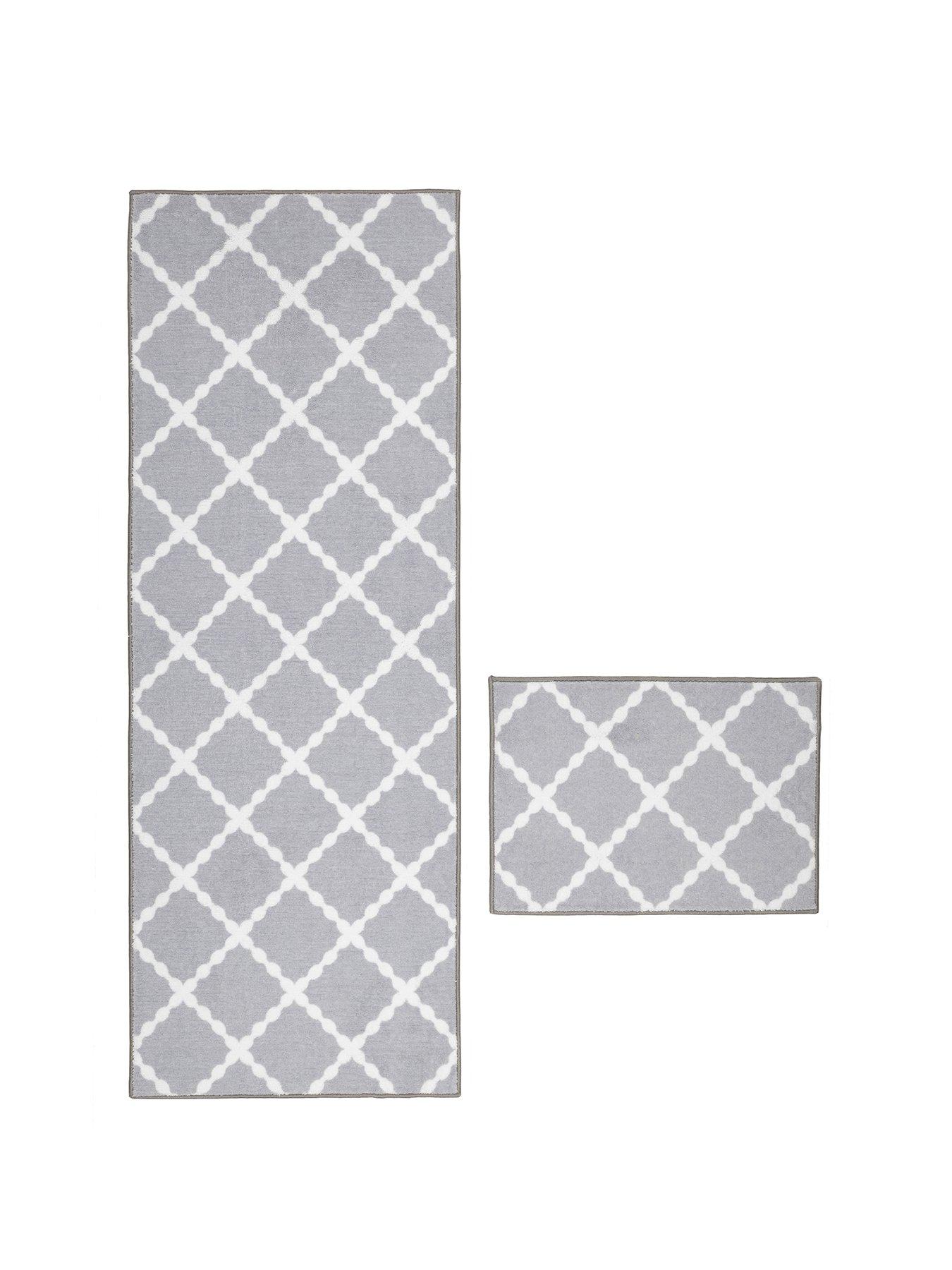 Image 2 of 4 of The Very Collection The Very Collection Deco Trelis Runner And Dooor Mat Set&nbsp;