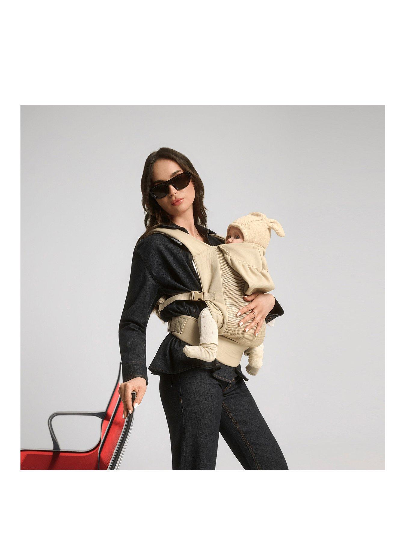 Image 2 of 8 of Kinderkraft CARRYBEE baby carrier BEIGE