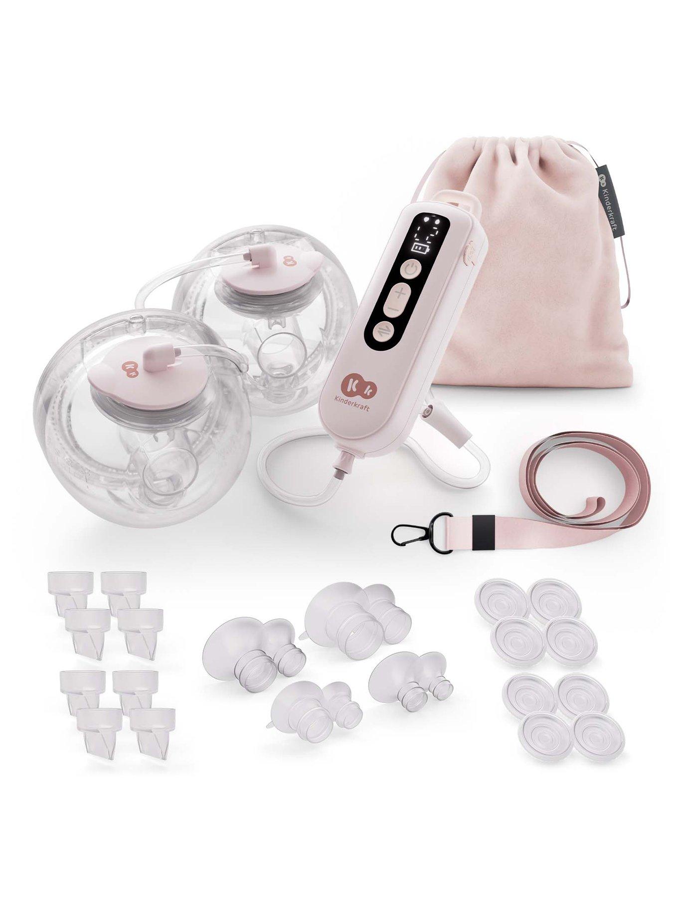 Image 1 of 8 of Kinderkraft GentleFlow double breast pump - Pink