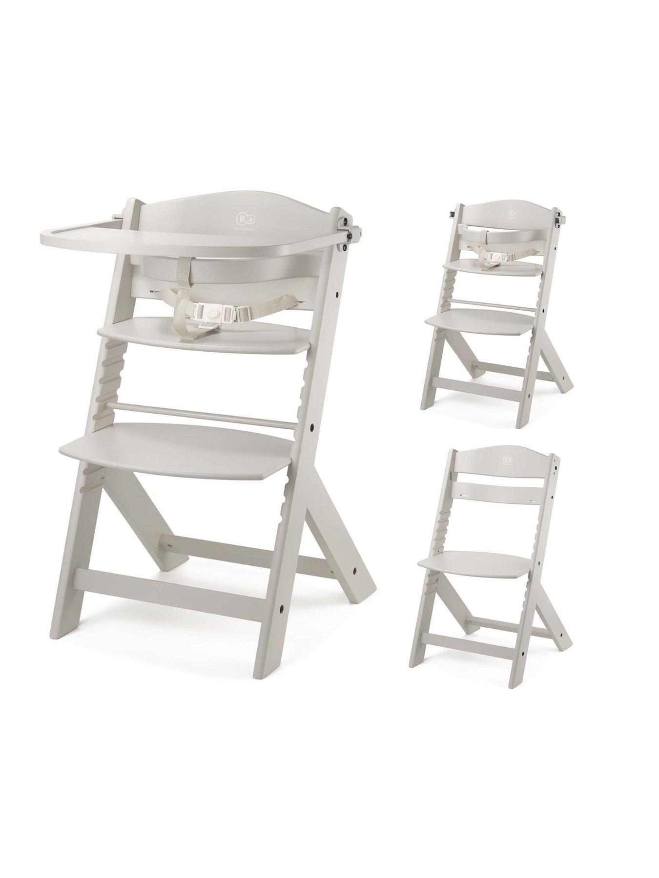 Kinderkraft wooden high chair ENOCK BEIGE