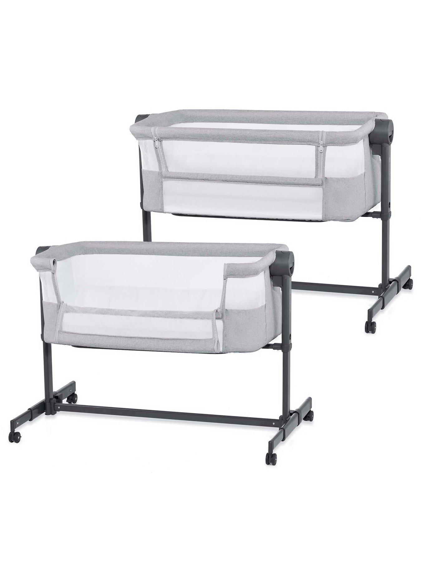 Kinderkraft NESTEE UP 2 bedside crib (co-sleeper) light grey