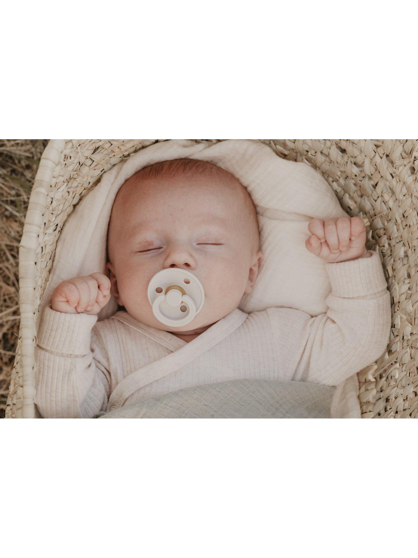 Image 5 of 6 of BIBS Pacifier Colour 4 PACK Latex Size 1 Ivory/Sand/Vanilla/Dark Oak