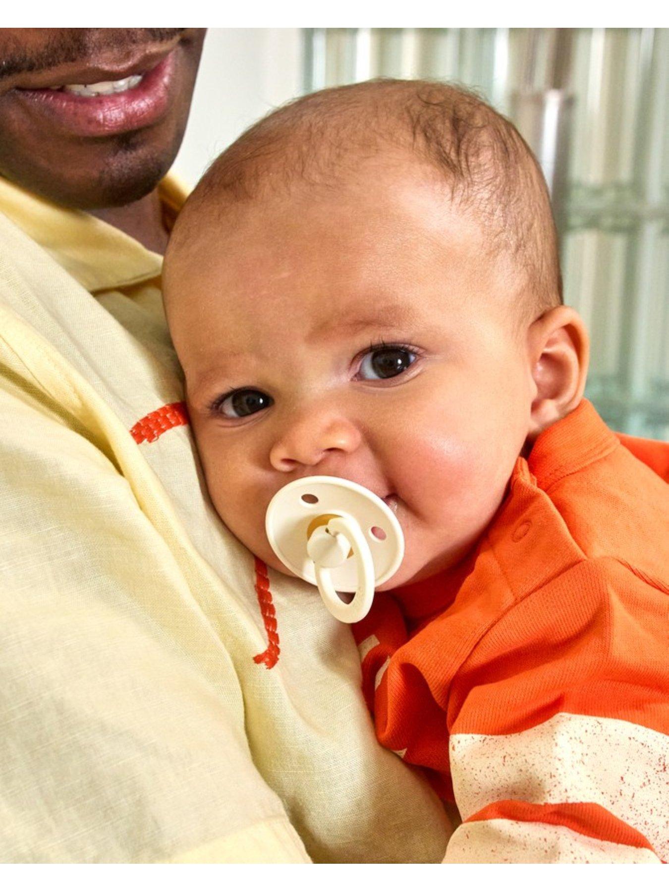 Image 4 of 5 of BIBS Pacifier Colour 4 PACK Latex Size 2 Ivory/Sand/Vanilla/Dark Oak