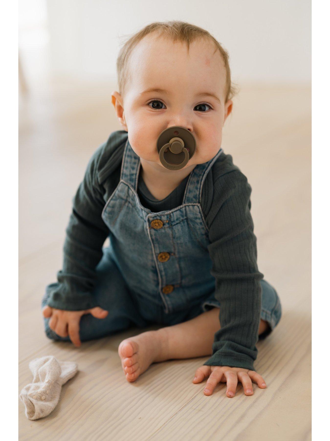 Image 5 of 5 of BIBS Pacifier Colour 4 PACK Latex Size 2 Ivory/Sand/Vanilla/Dark Oak