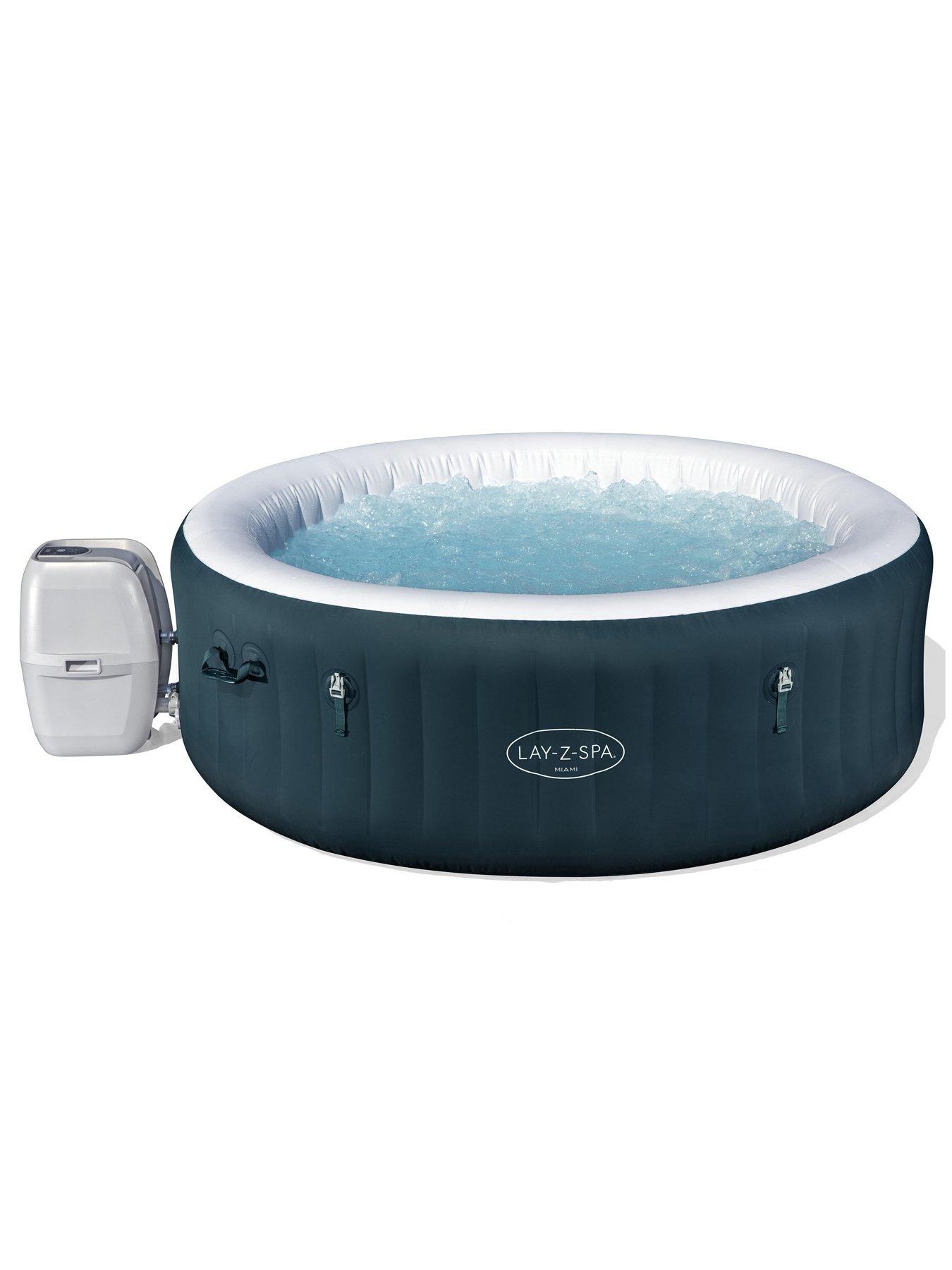 Image 1 of 6 of Lay-Z-Spa New York EnergySense AirJet Hot Tub (4-6 Person)