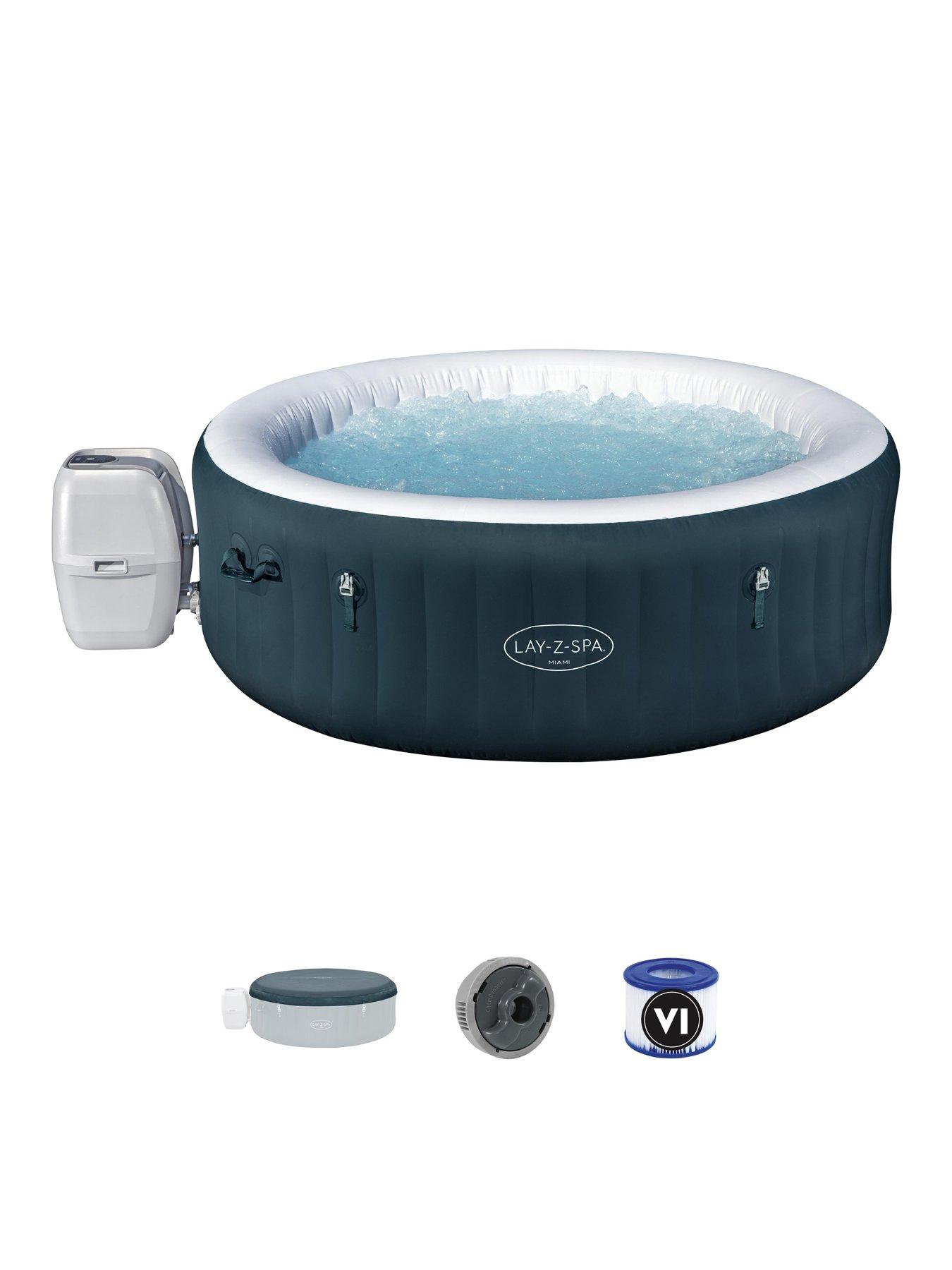 Image 6 of 6 of Lay-Z-Spa New York EnergySense AirJet Hot Tub (4-6 Person)