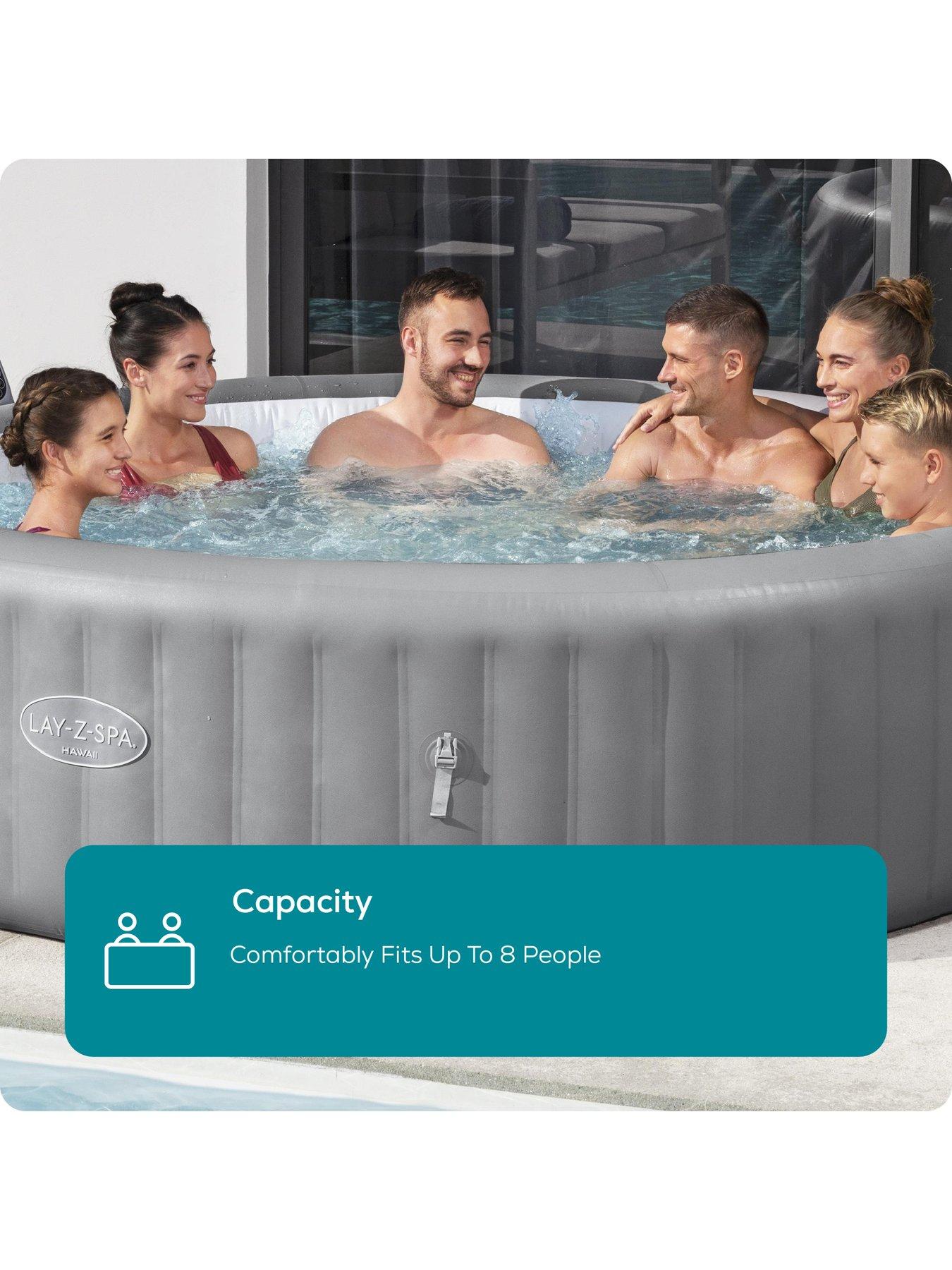 Image 3 of 7 of Lay-Z-Spa Grenada Smart EnergySense AirJet Hot Tub (6-8 Person)