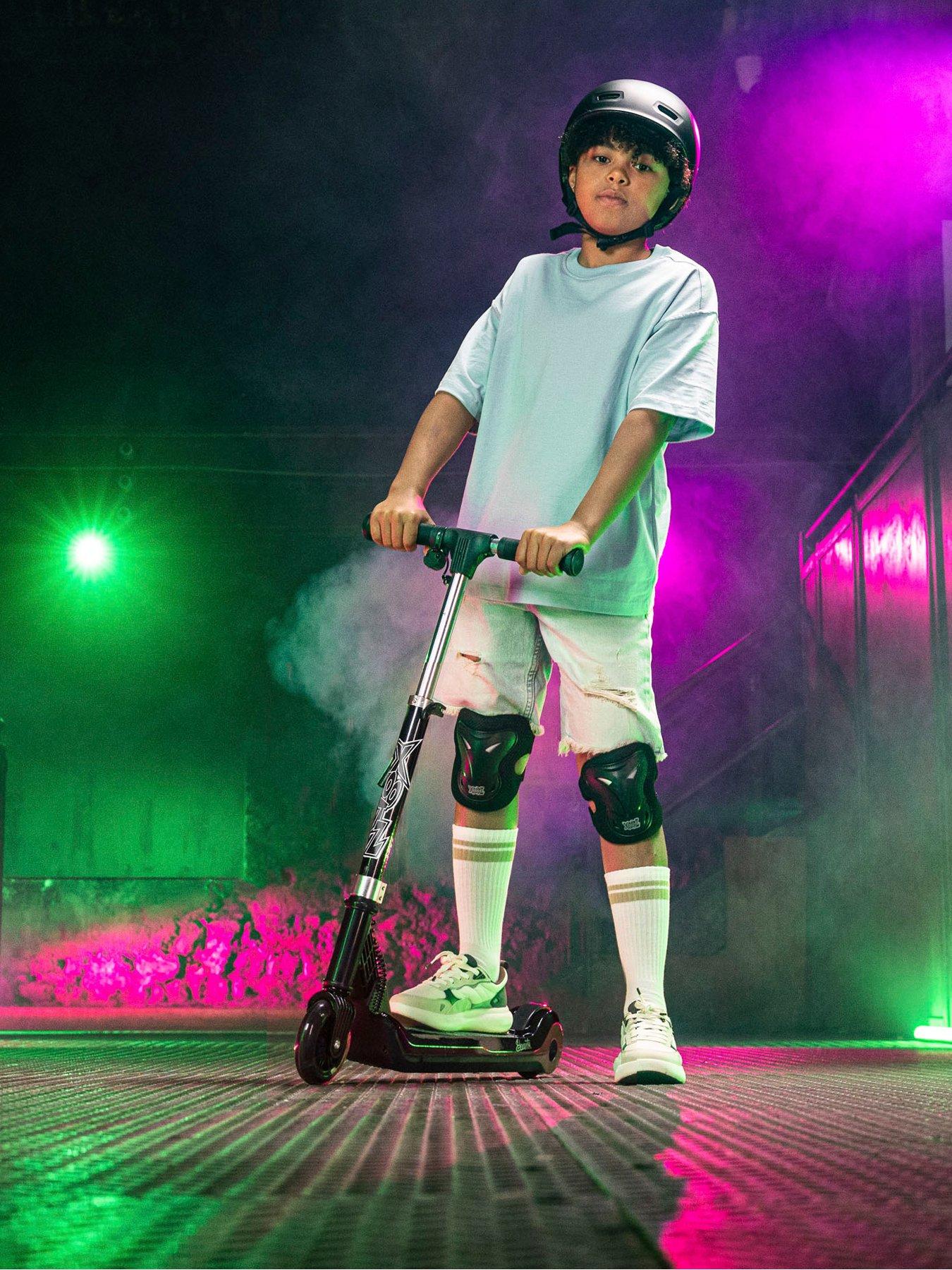 XOOTZ Electric Folding Kids Scooter - Black
