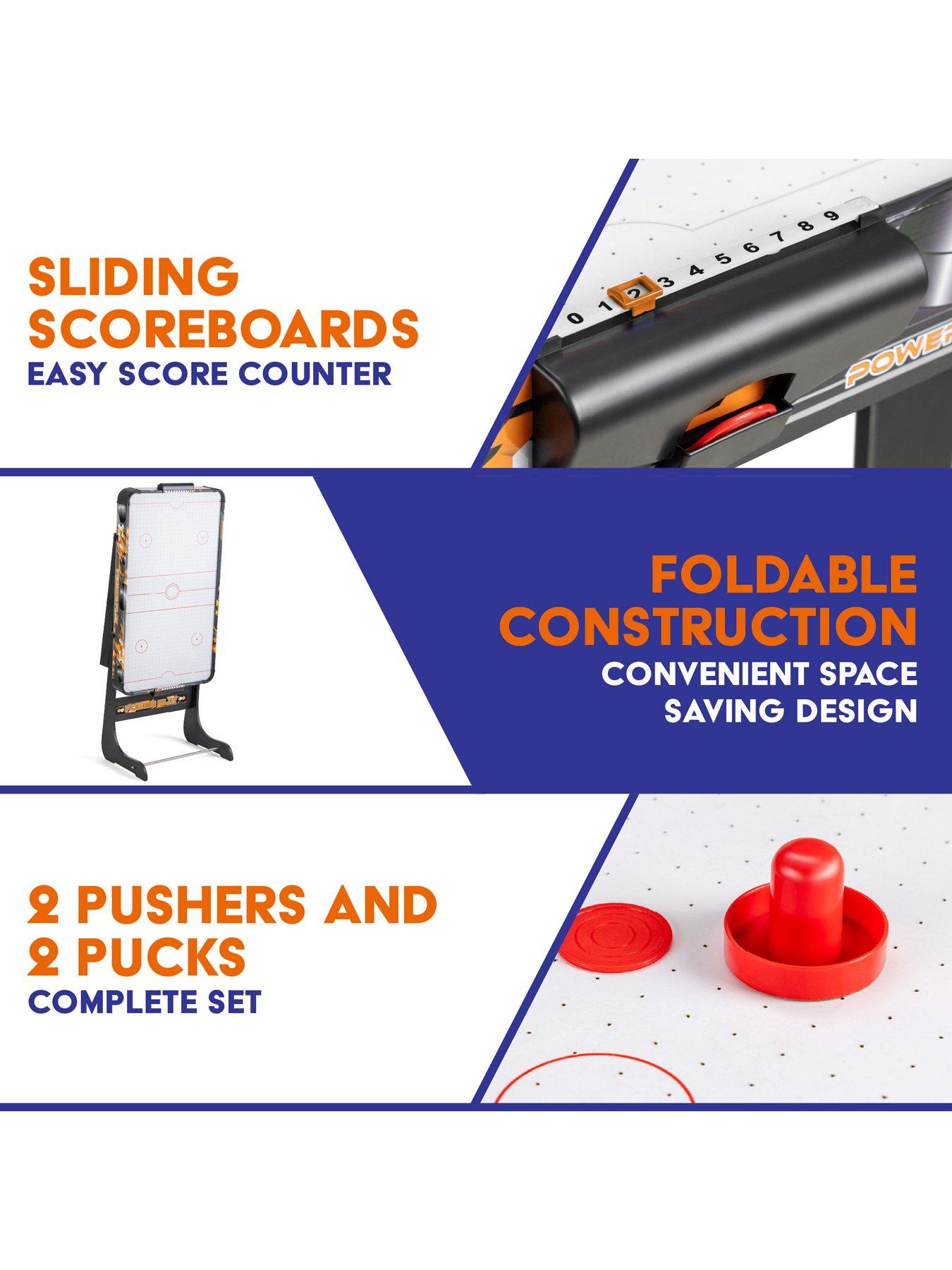 Image 6 of 7 of Powerplay 3Ft Folding Air Hockey Games Table