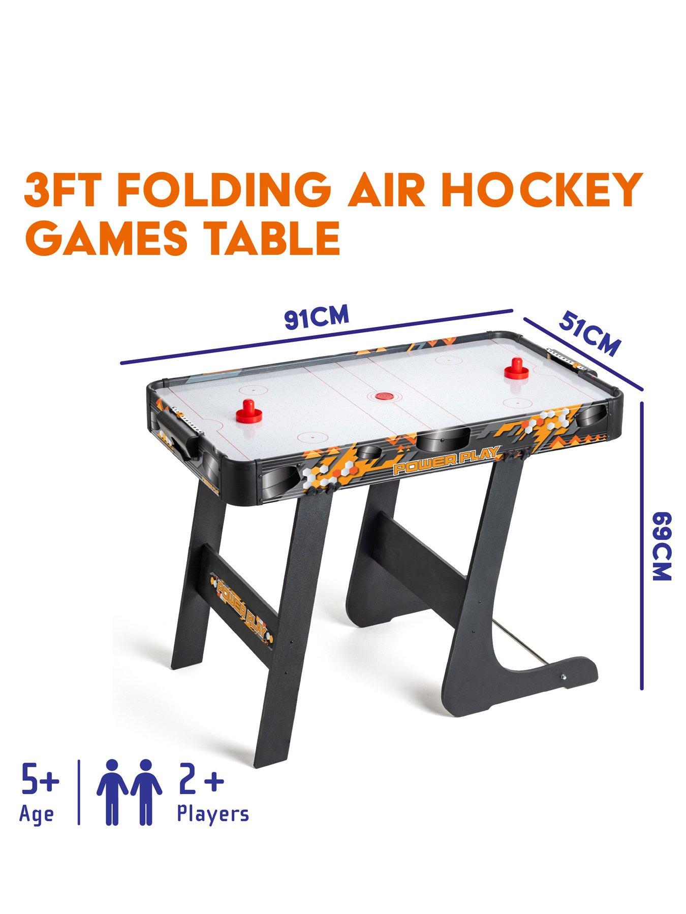 Image 7 of 7 of Powerplay 3Ft Folding Air Hockey Games Table