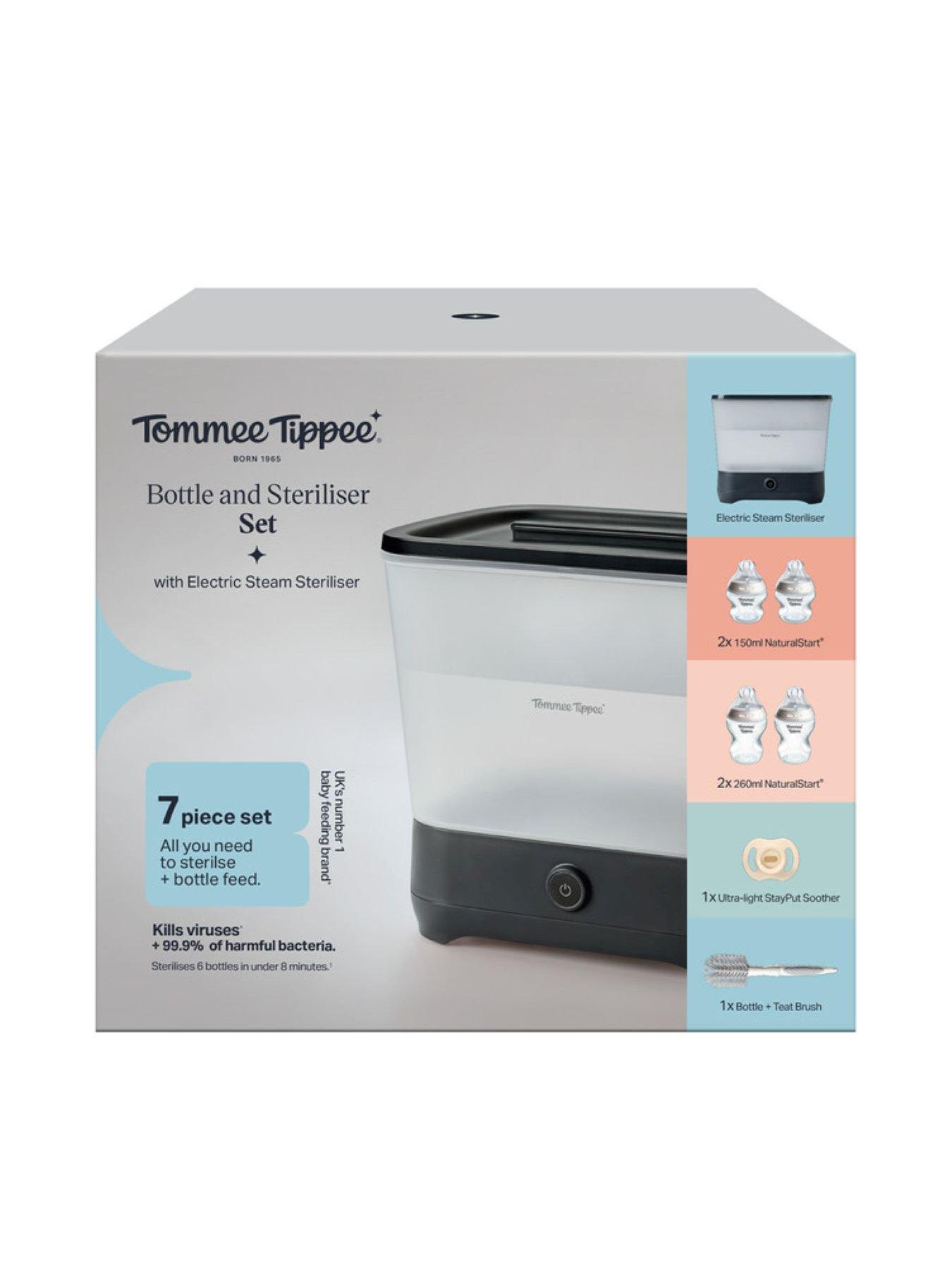 Tommee Tippee BOTTLE AND STERILISER KIT BLACK