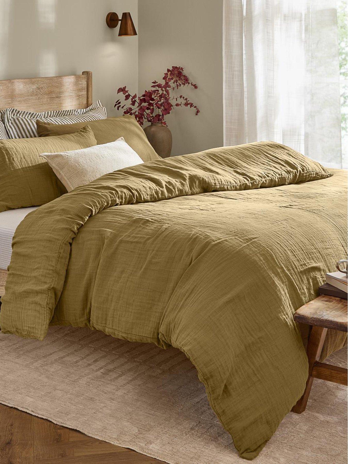 Yard Lark King Duvet Set Olive
