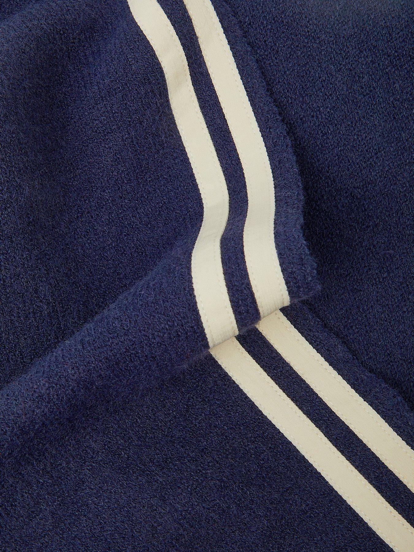 Image 2 of 2 of Monsoon Womens Sana Sailor Stripe Triangle Scarf - Blue