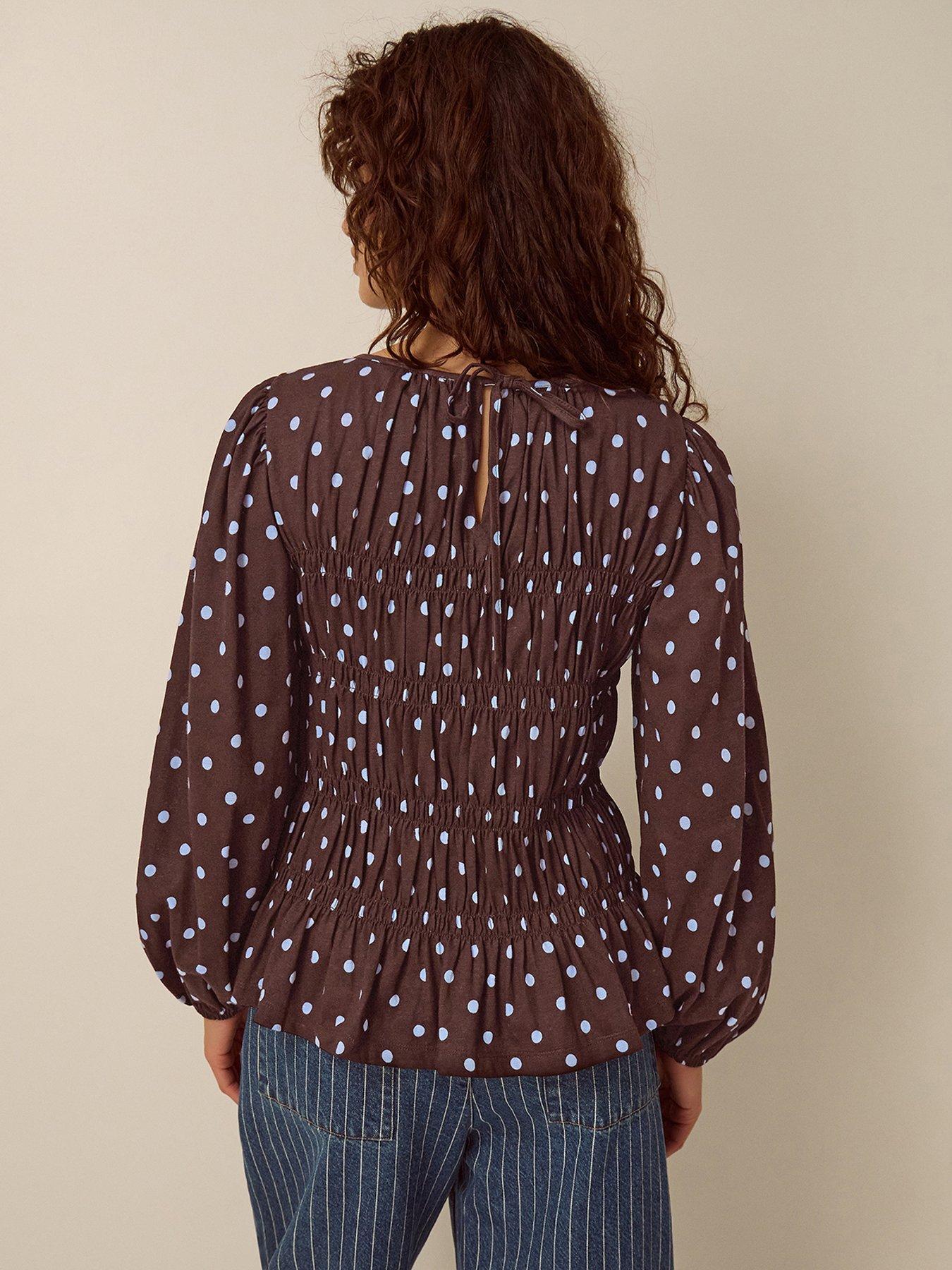 Image 2 of 4 of Monsoon Shae Shirred Jersey Top