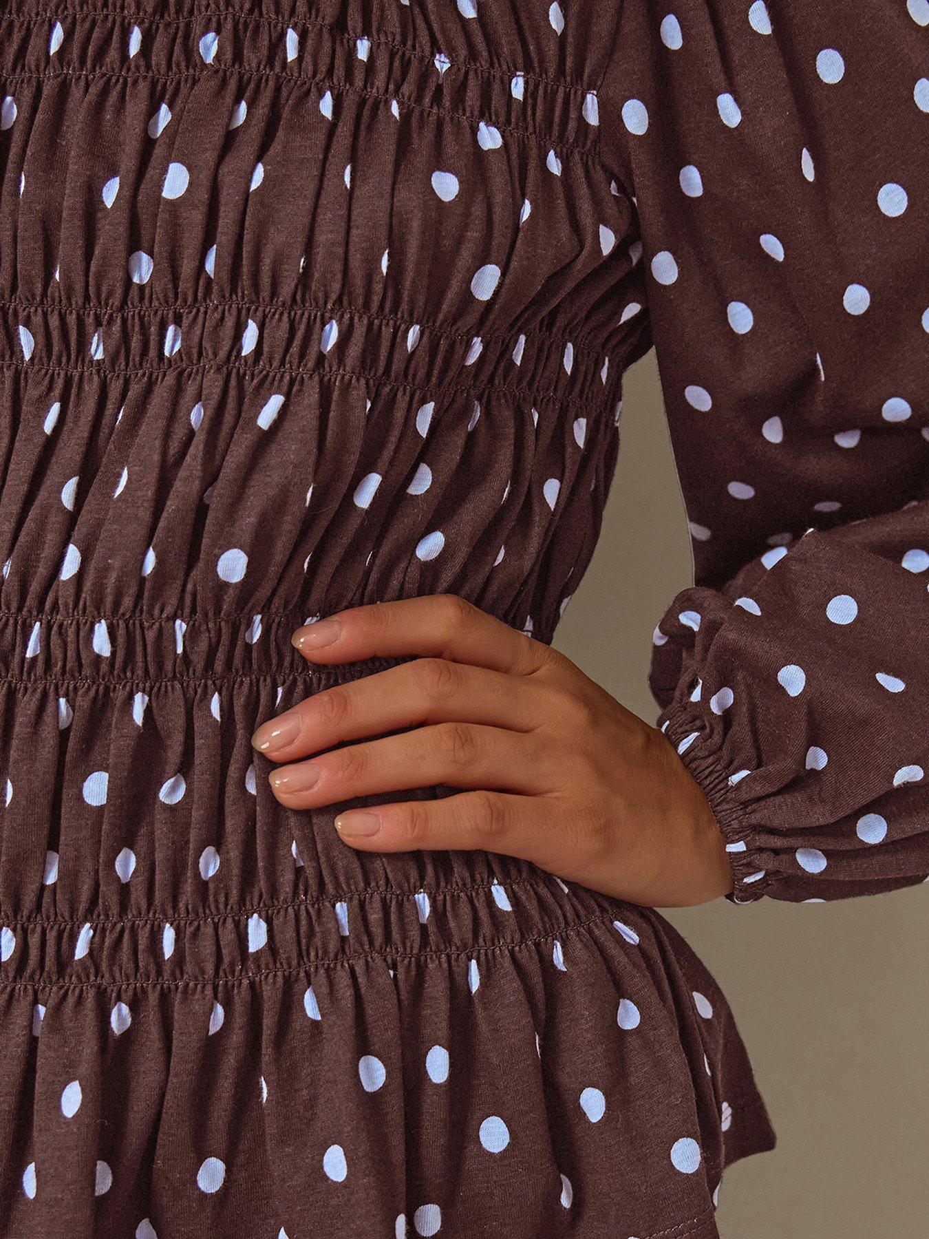 Image 4 of 4 of Monsoon Shae Shirred Jersey Top