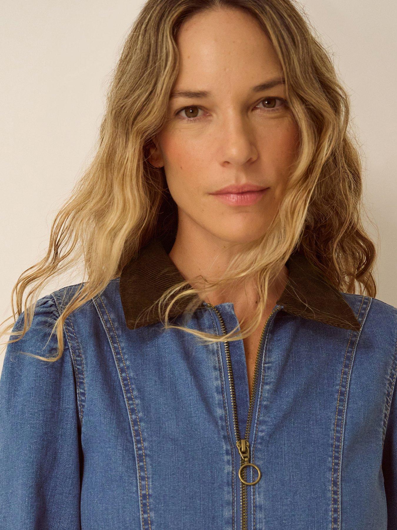 Image 3 of 4 of Monsoon Poppy Denim Dress